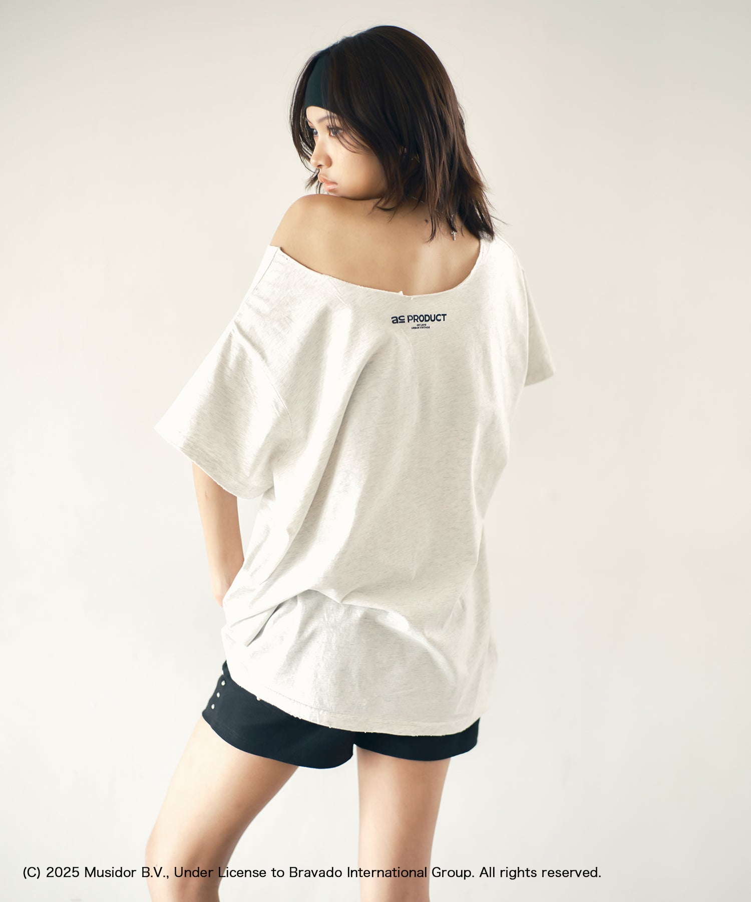 【The Rolling Stones】カットオフオーバーサイズTシャツ