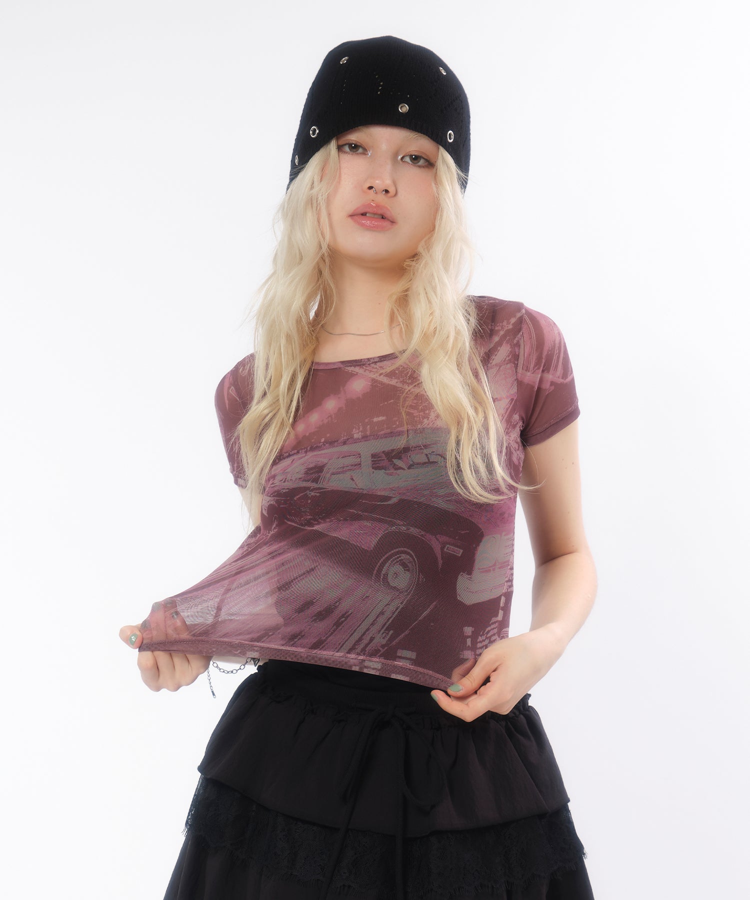 MODEL:170cm/COLOR:PINK/SIZE:F