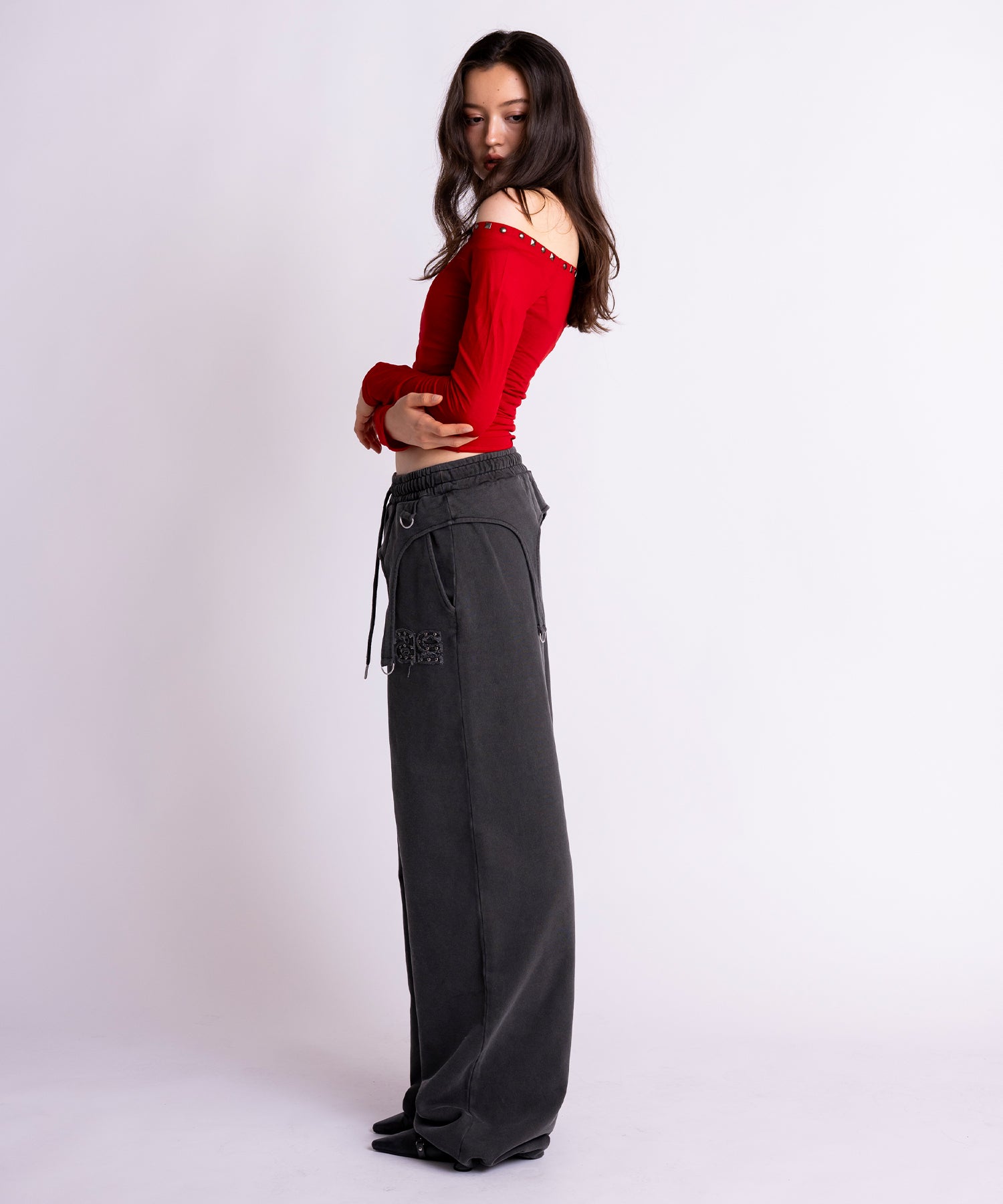 MODEL:163cm/COLOR:RED/SIZE:F