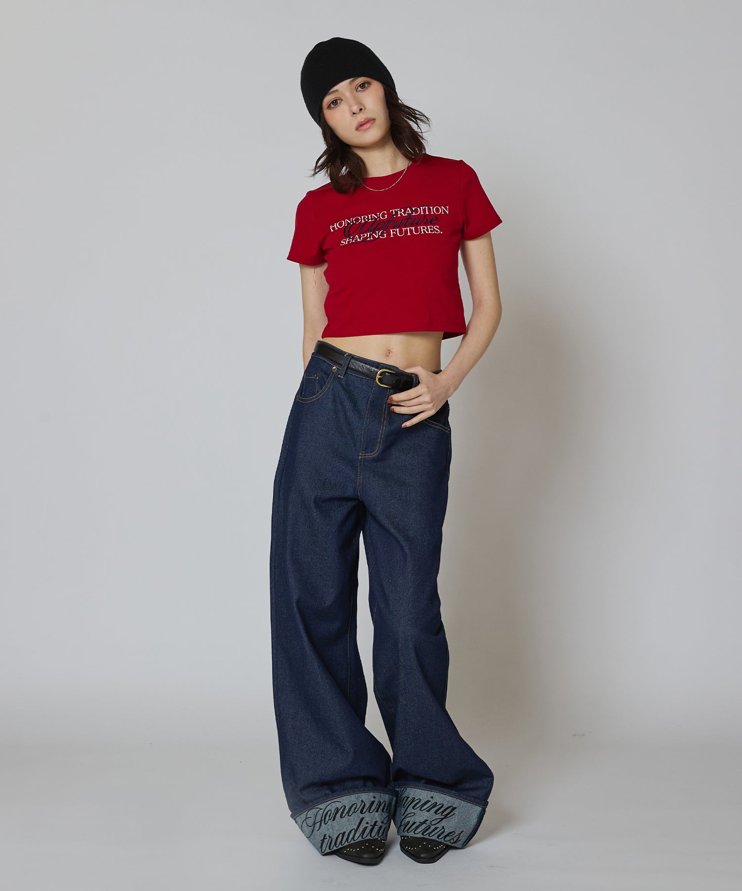 MODEL:163cm/COLOR:RED/SIZE:F
