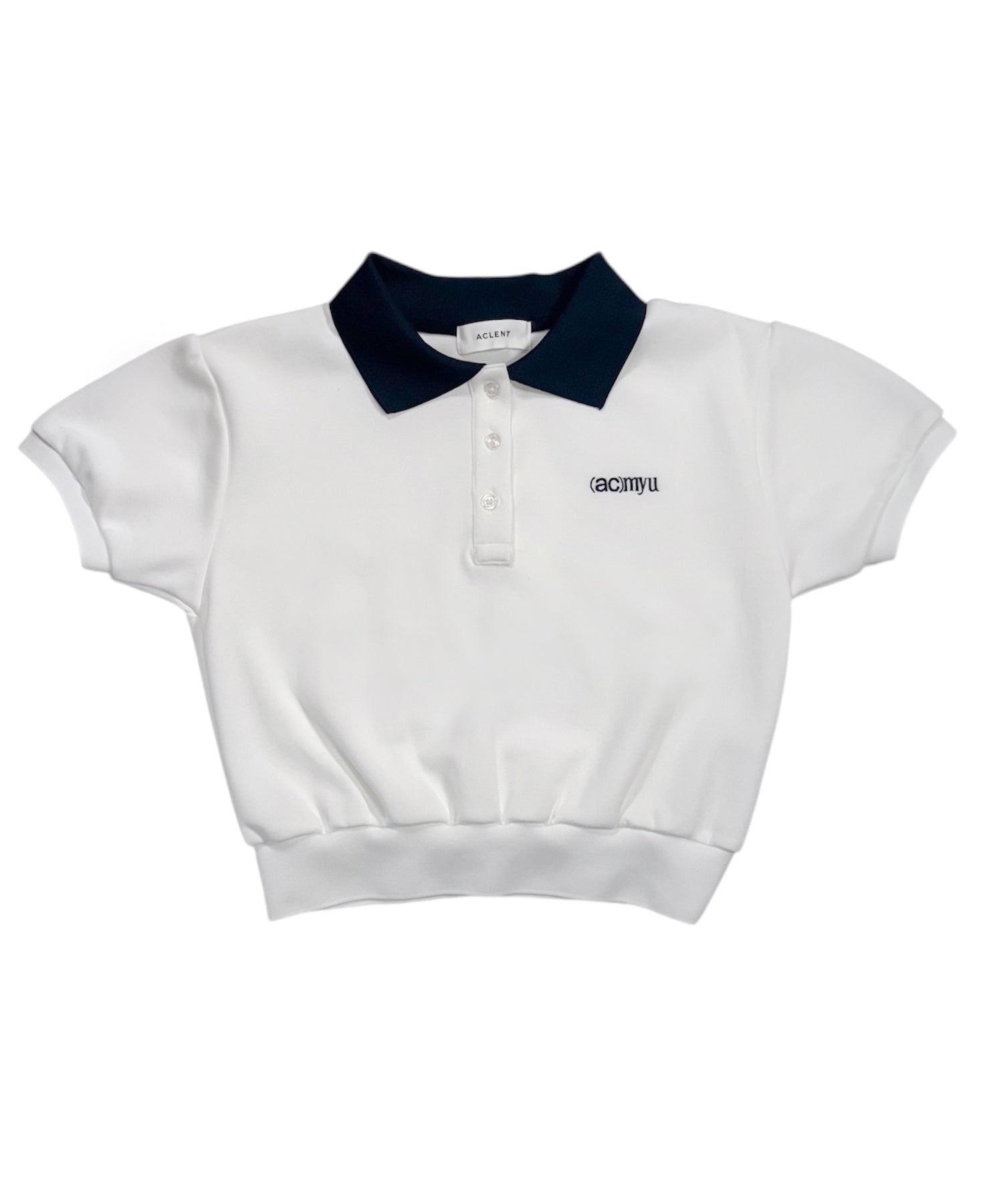 【miyu×ACLENT】バイカラーポロシャツ