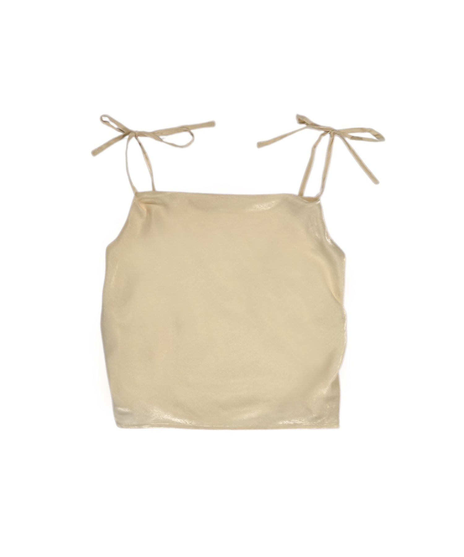 【miyu×ACLENT】サテンドレープキャミソール