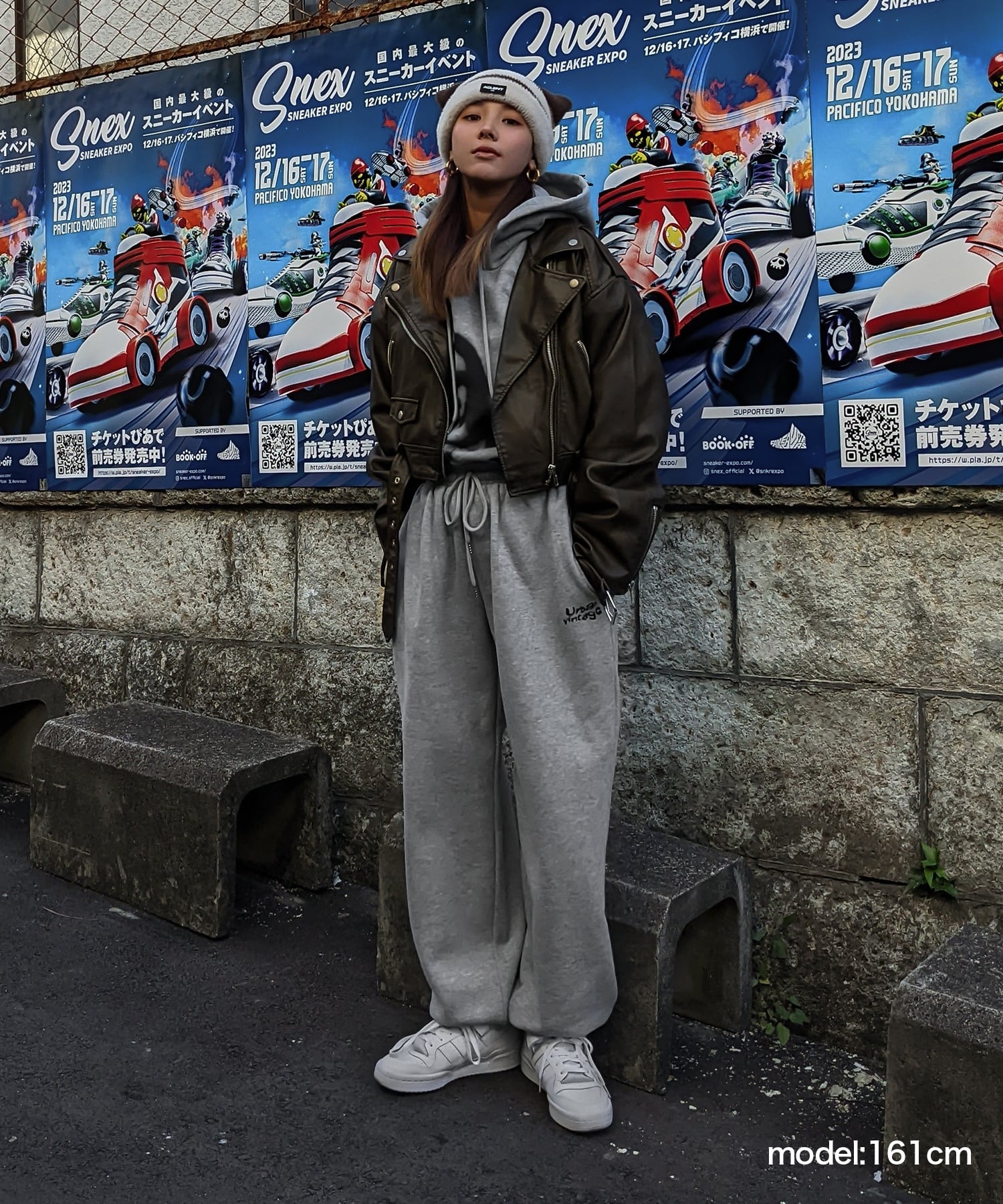 ボーイフレンドグラフィックスウェットパンツ