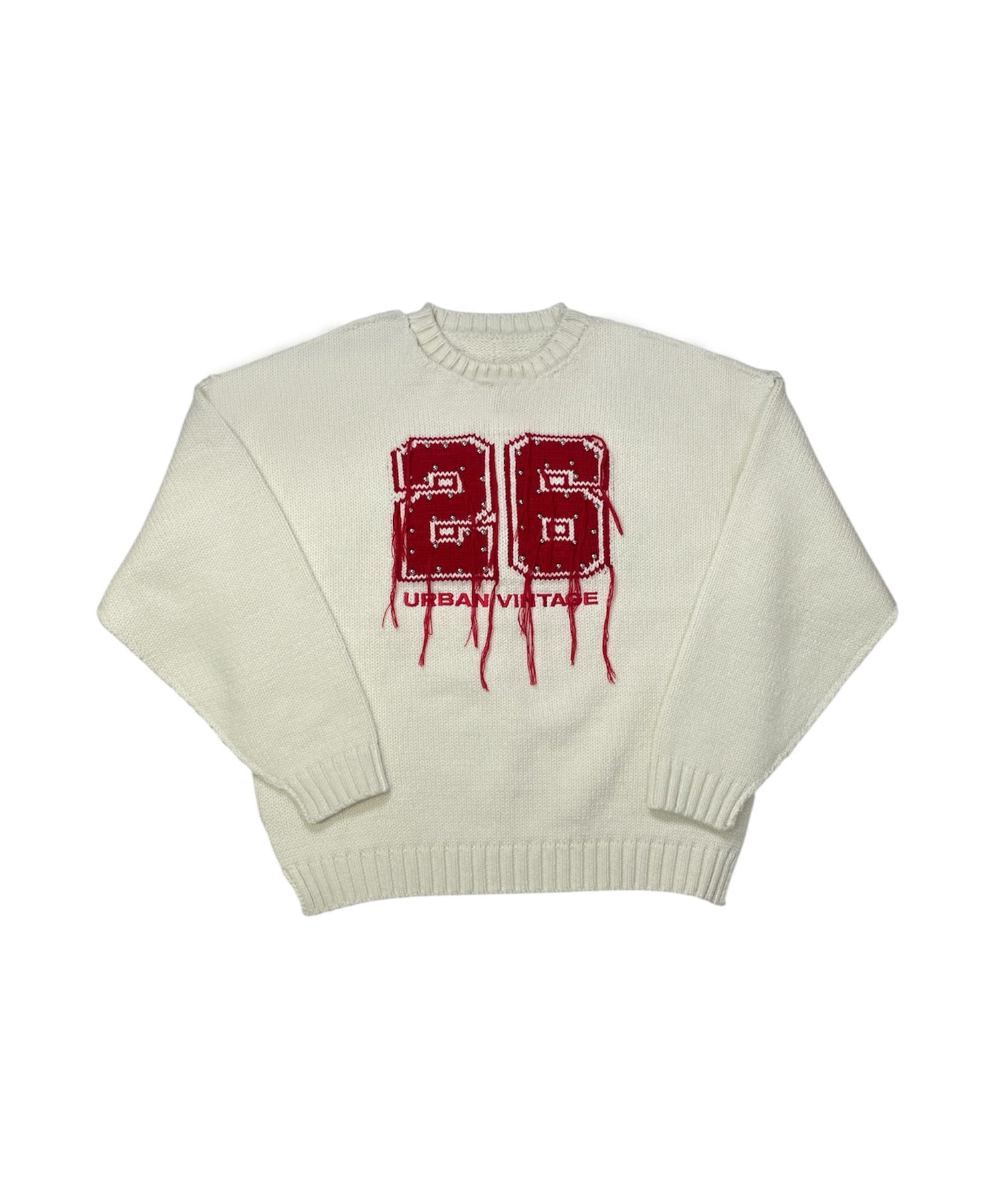 ナンバリングジャガードロゴニット