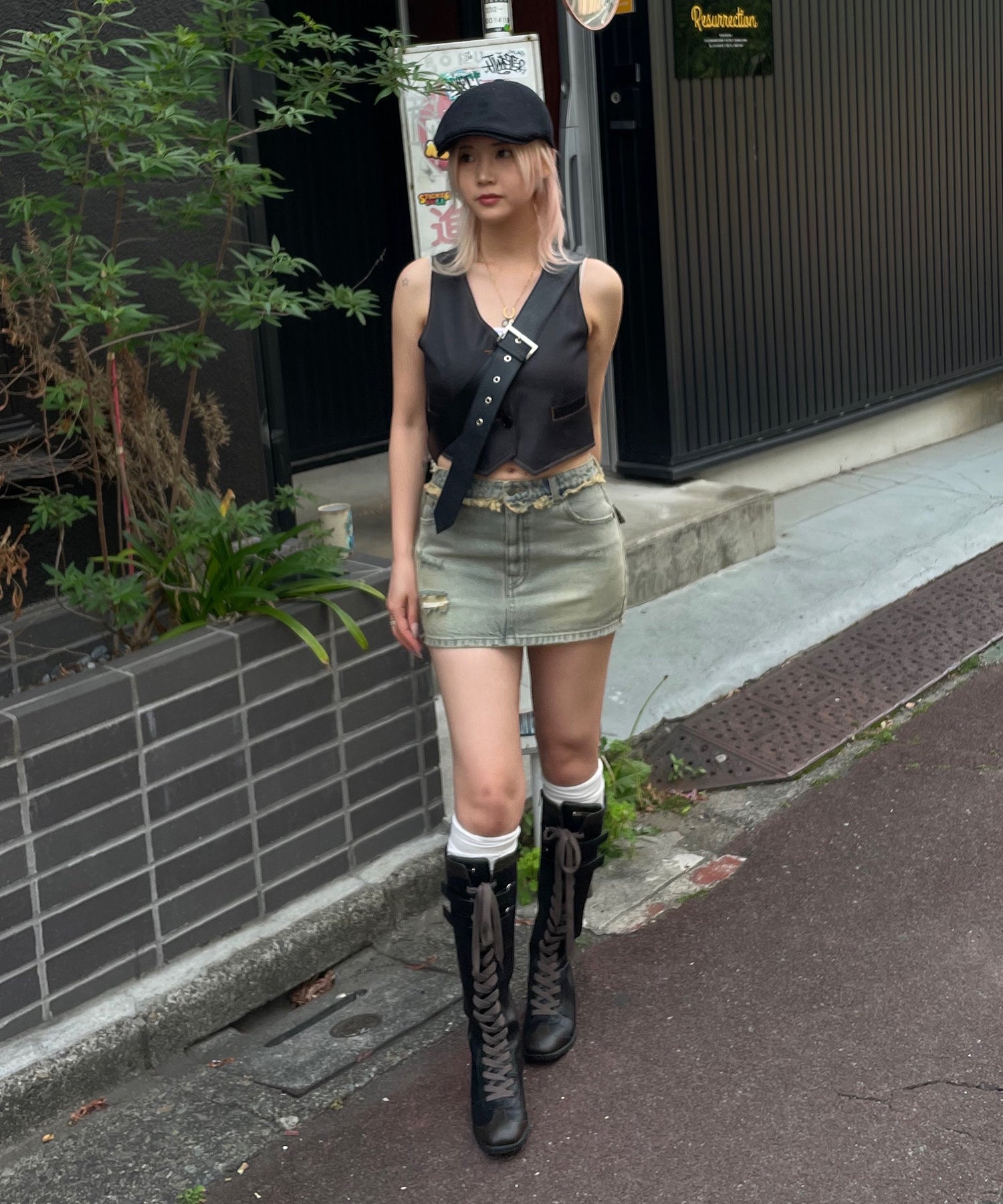 STAFF:162cm/COLOR:BLACK/SIZE:F