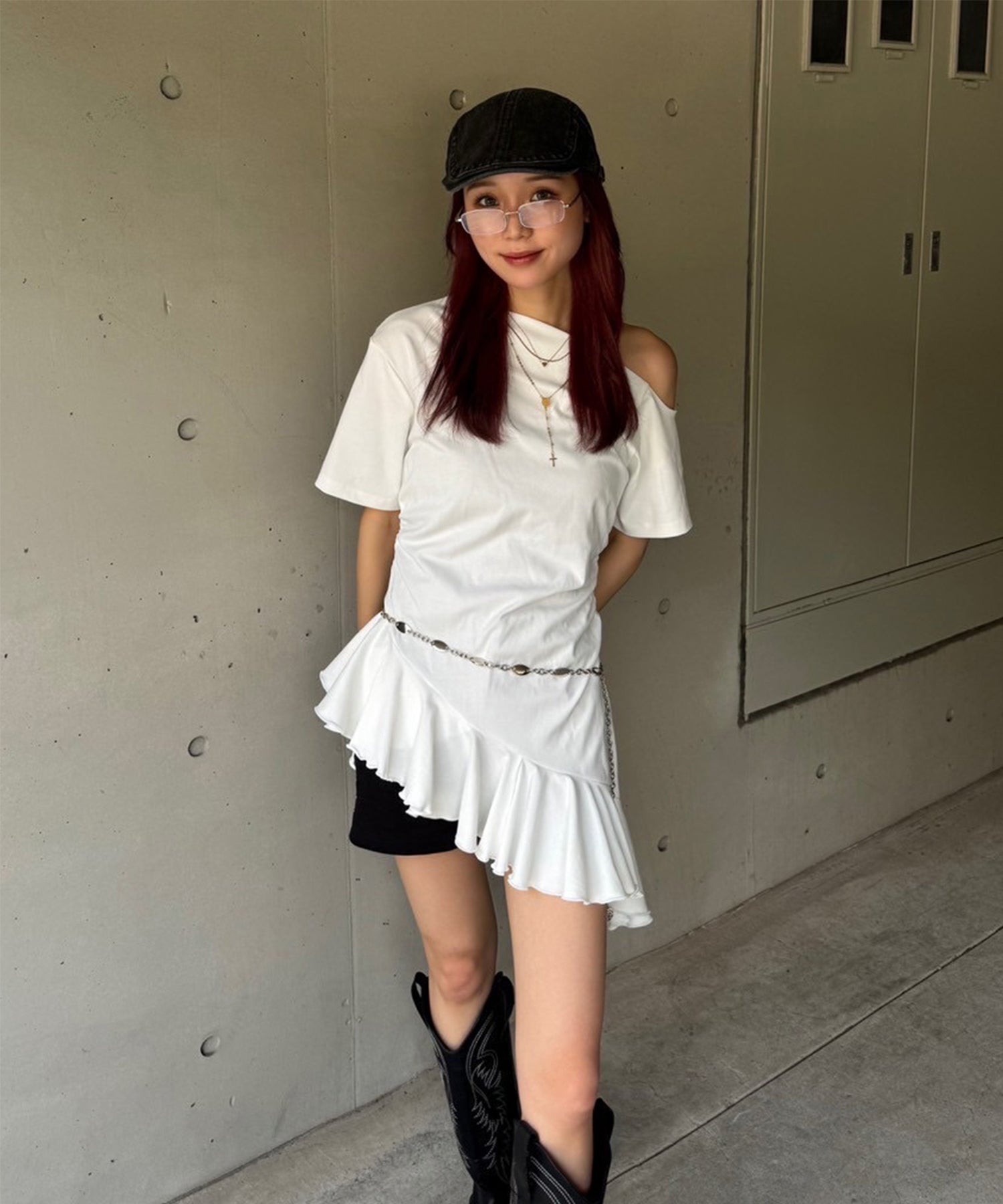 STAFF:155cm/COLOR:SILVER/SIZE:F