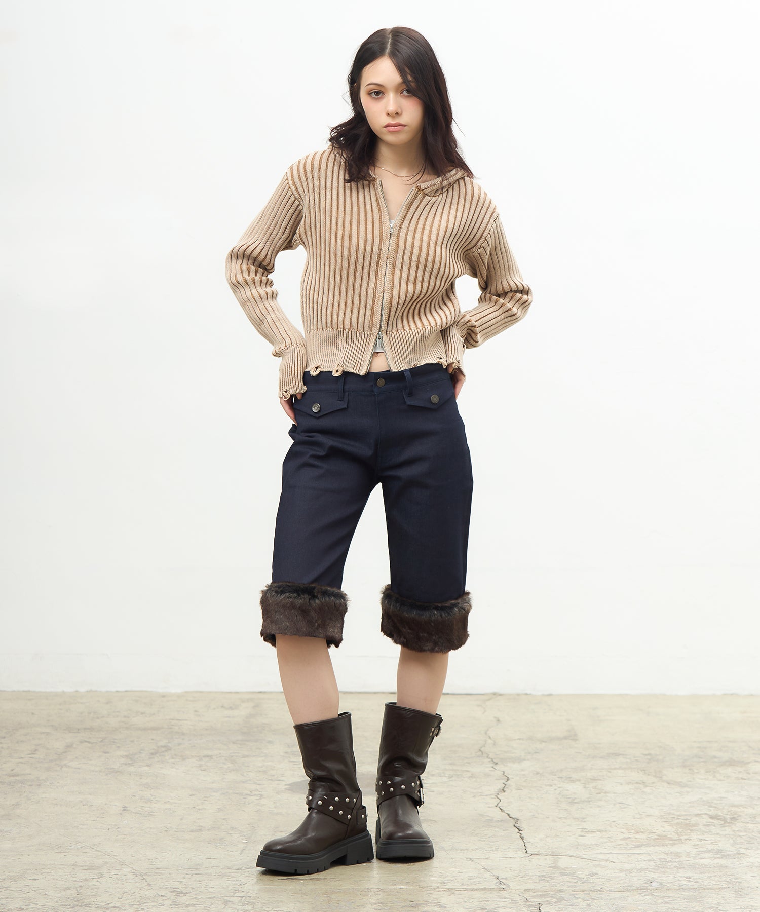 MODEL:163cm/COLOR:BLUE/SIZE:25