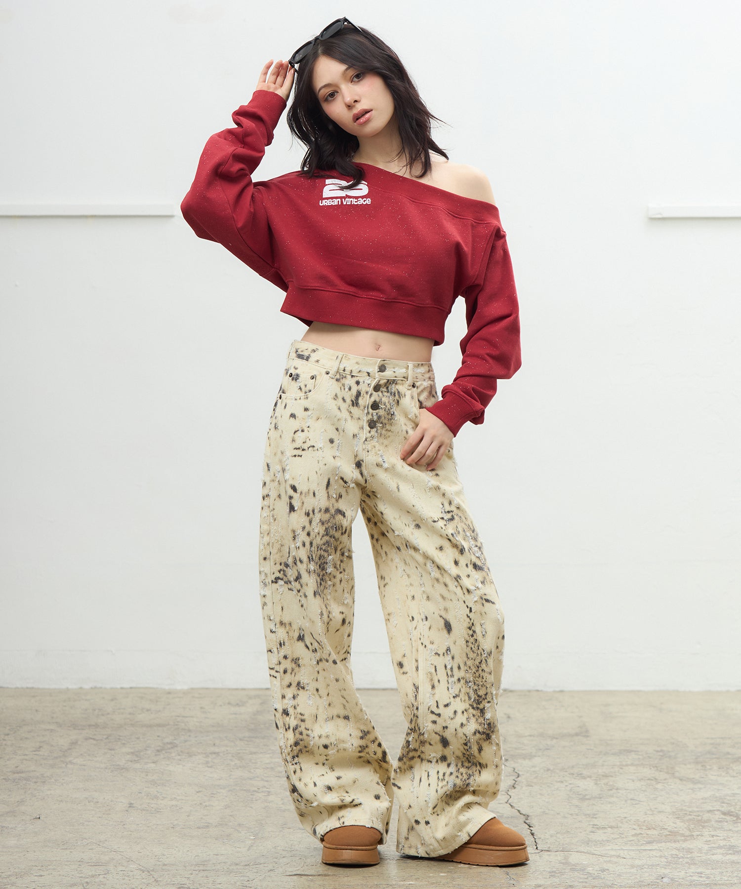 MODEL:163cm/COLOR:RED/SIZE:F