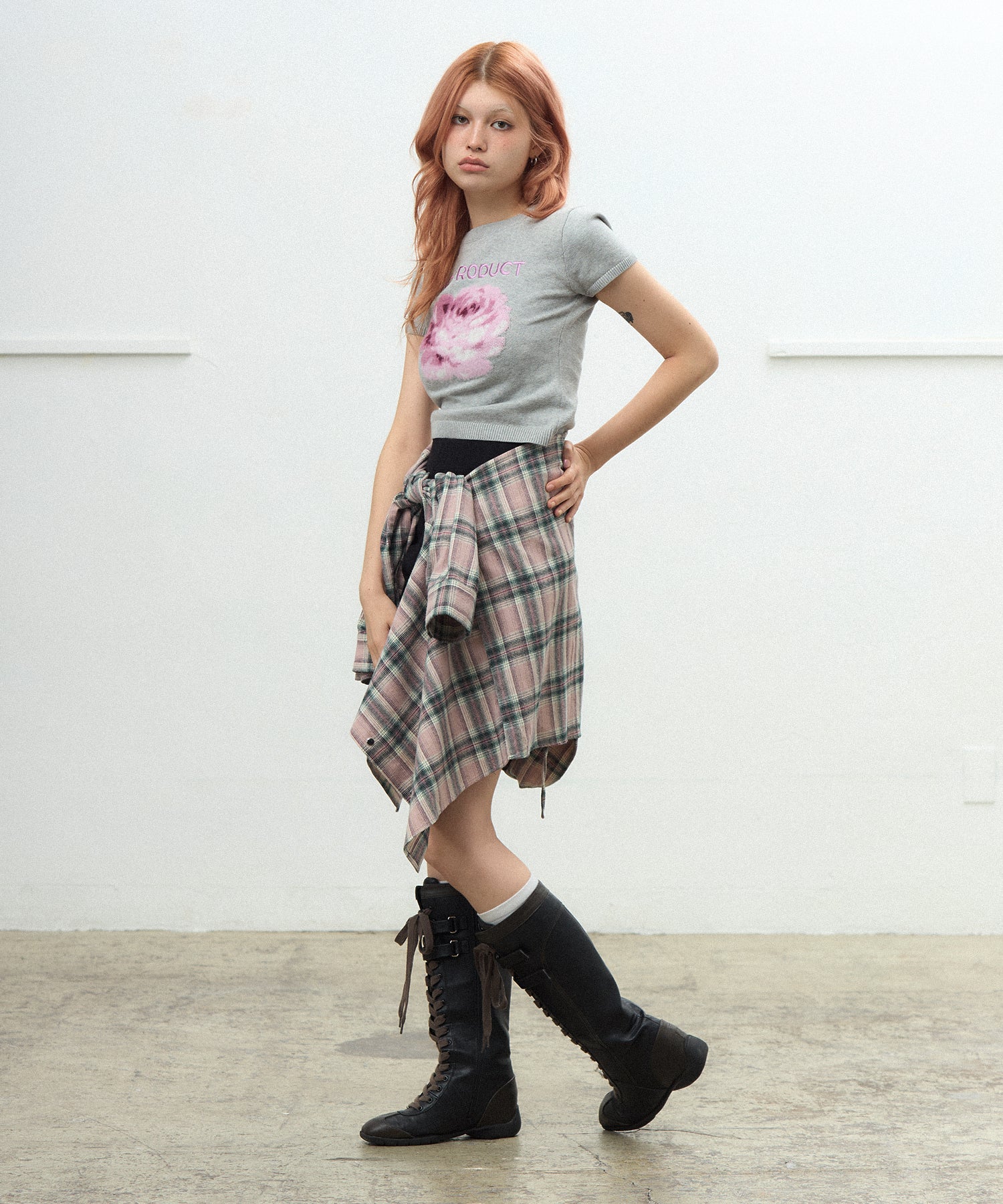 MODEL:170cm/COLOR:PINK/SIZE:F