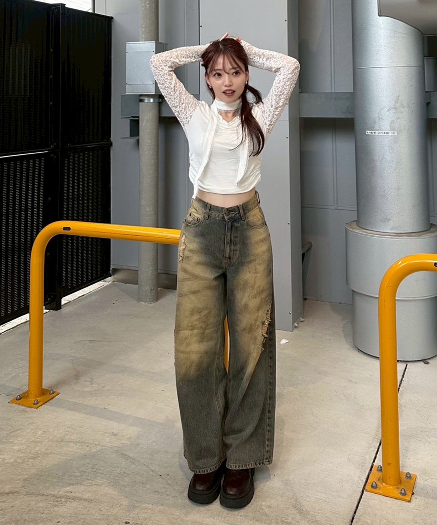 STAFF:153cm/COLOR:BLUE/SIZE:22