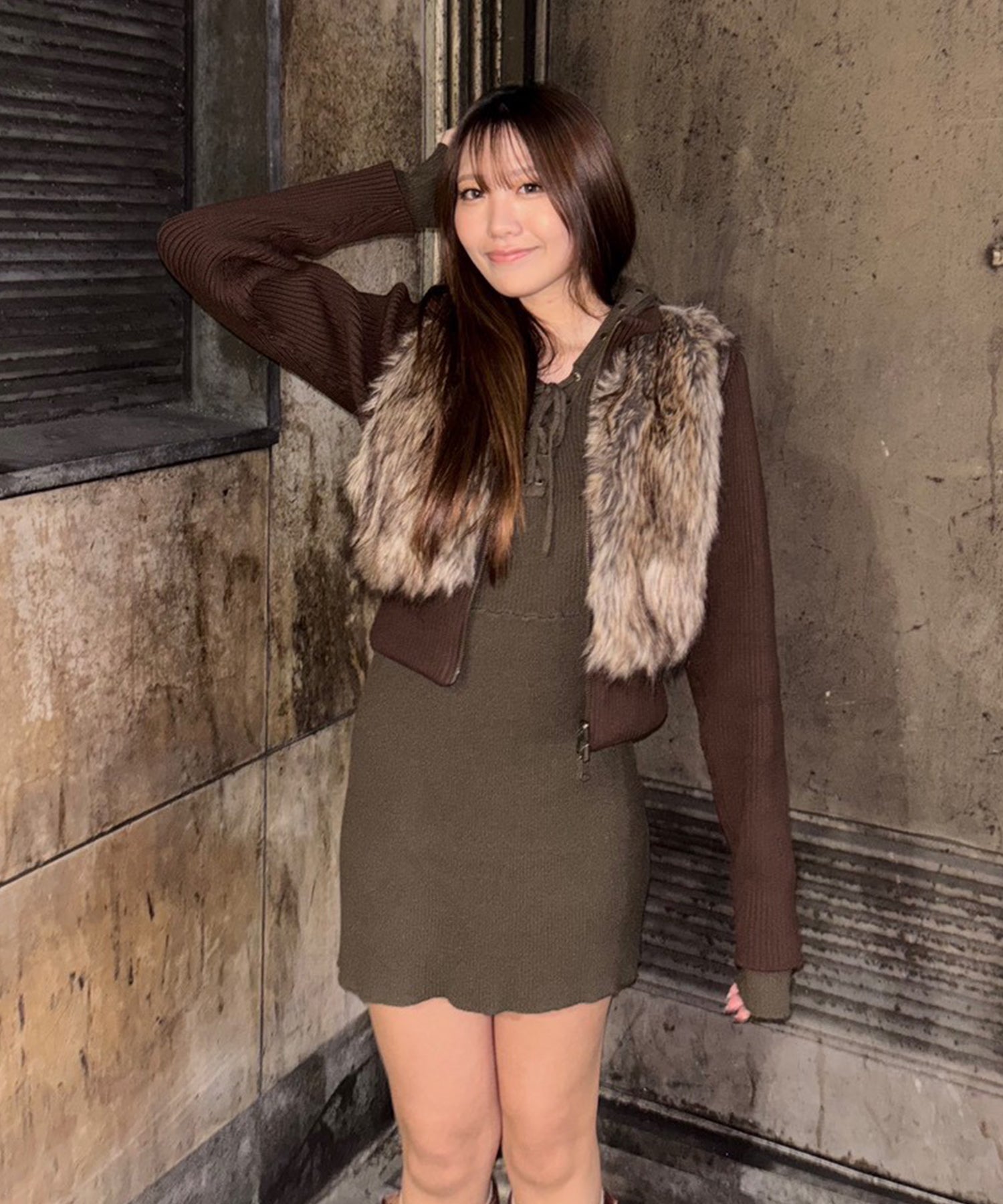 STAFF:162cm/COLOR:KHAKI/SIZE:F