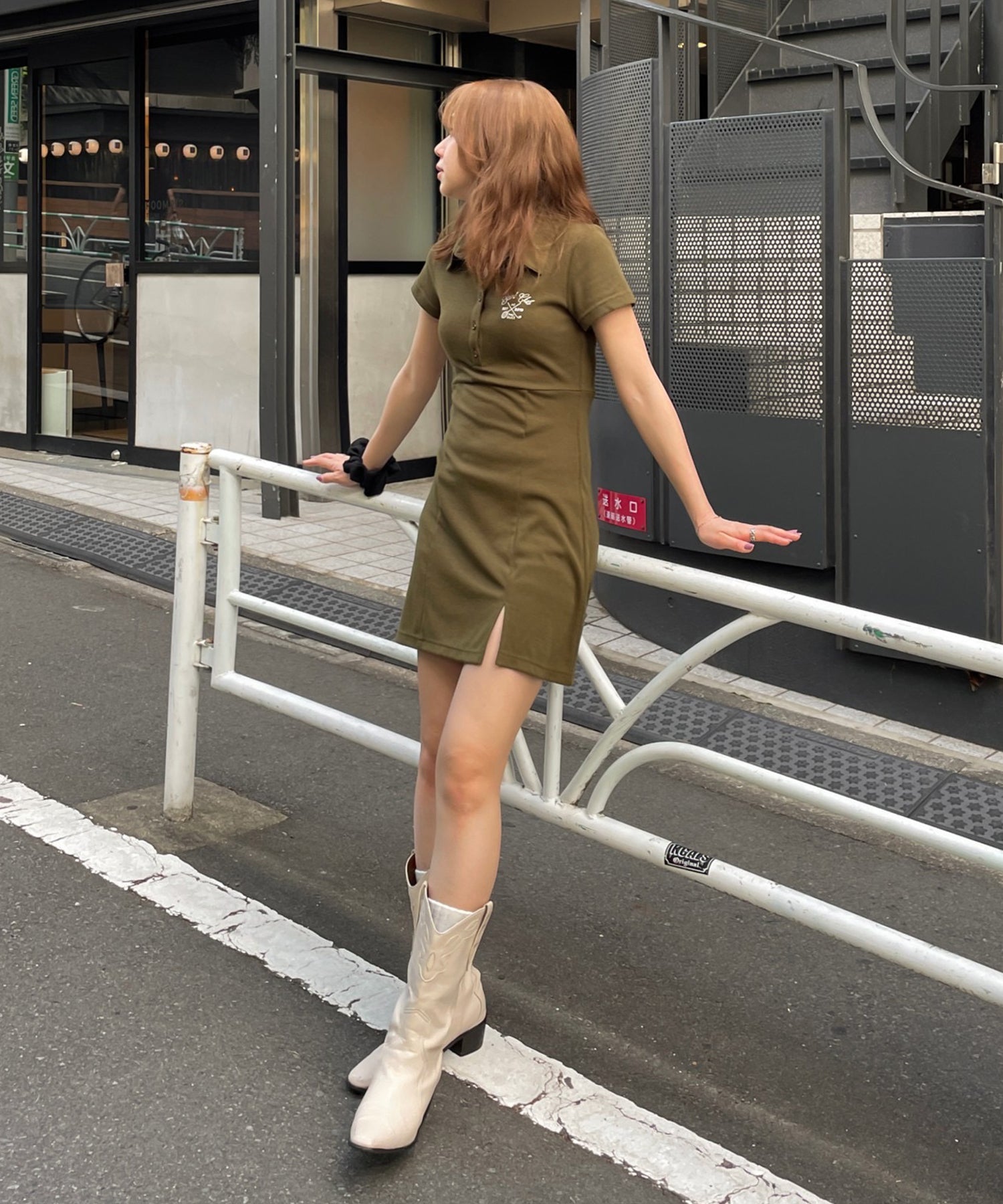 STAFF:159cm/COLOR:KHAKI/SIZE:F