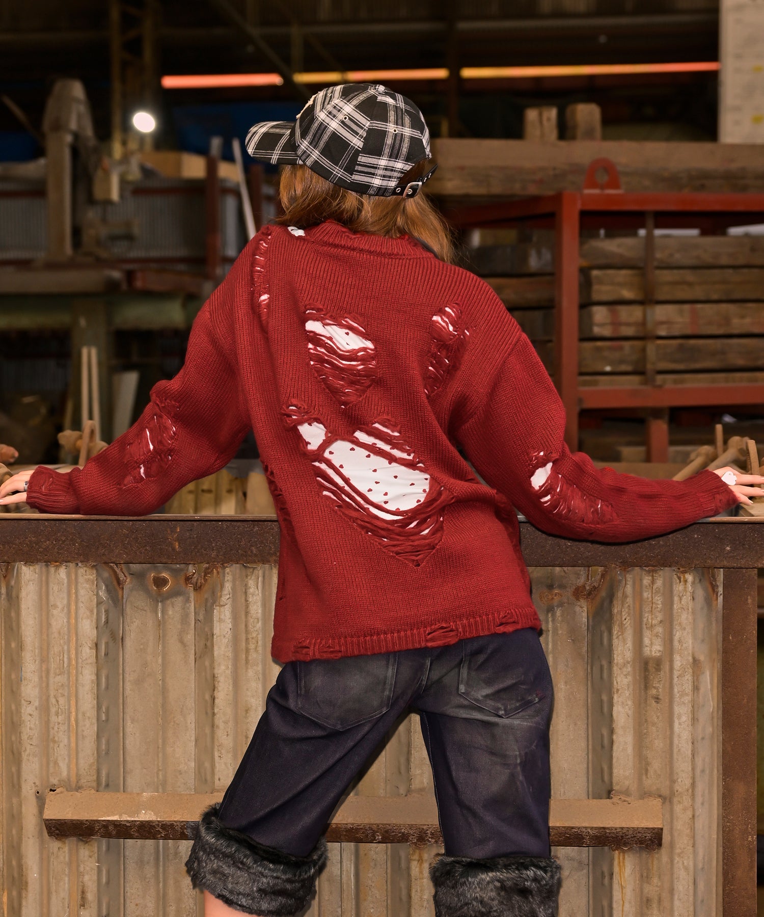 MODEL:163cm/COLOR:RED/SIZE:F