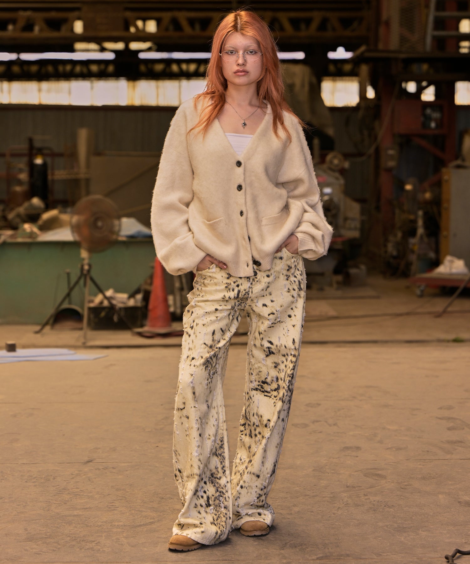MODEL:170cm/COLOR:IVORY/SIZE:F