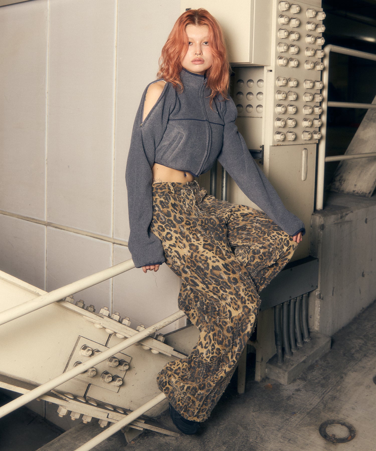 アニマルパターンJ/Wワイドストレートパンツ｜ACLENT（アクレント）