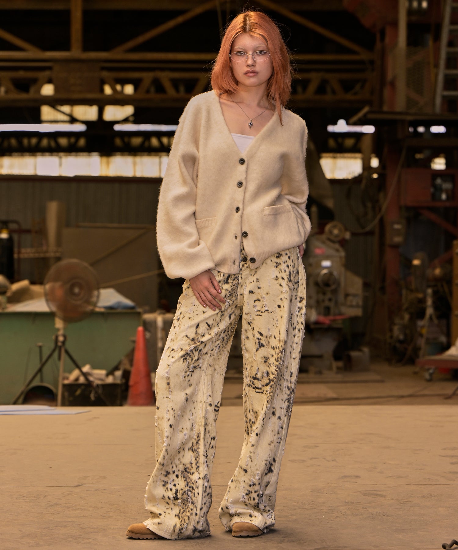 MODEL:170cm/COLOR:IVORY/SIZE:F