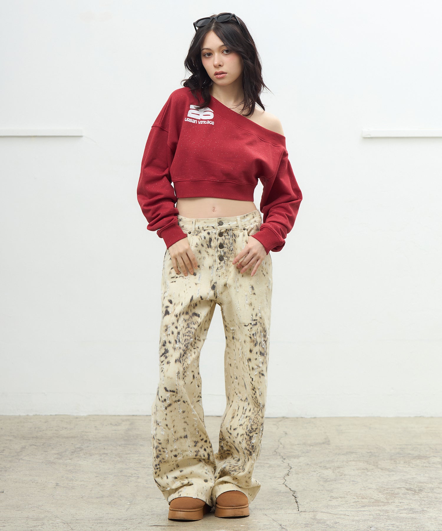 MODEL:163cm/COLOR:RED/SIZE:F