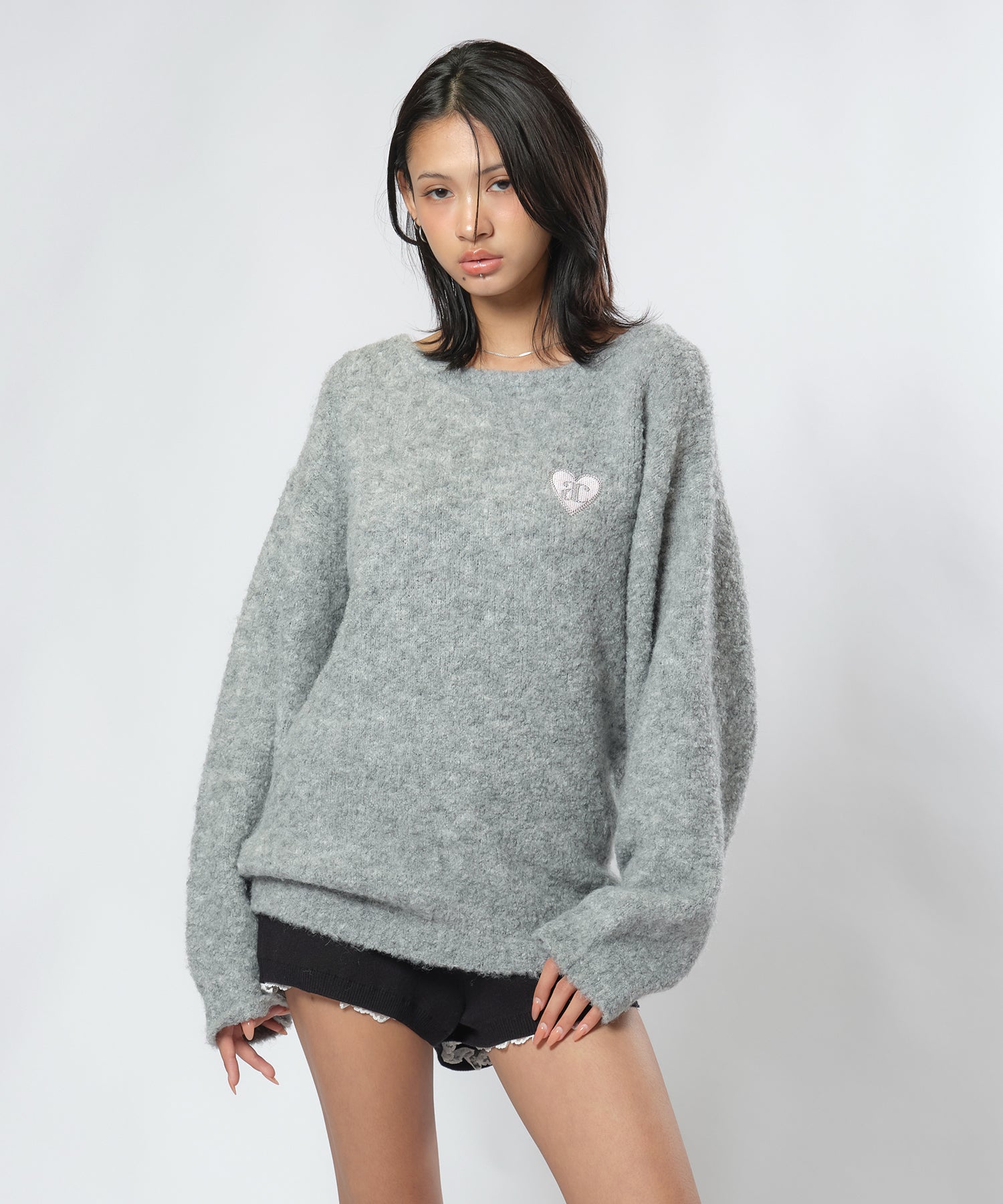 MODEL:170cm/COLOR:GRAY/SIZE:F
