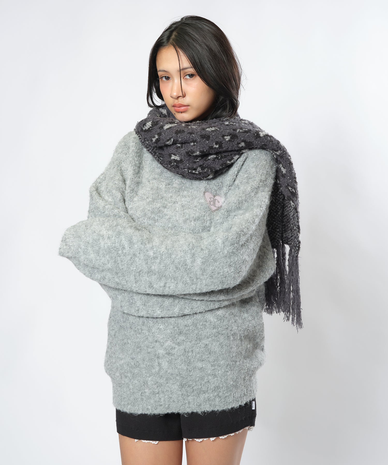 アソートジャガードニットマフラー｜ACLENT（アクレント）