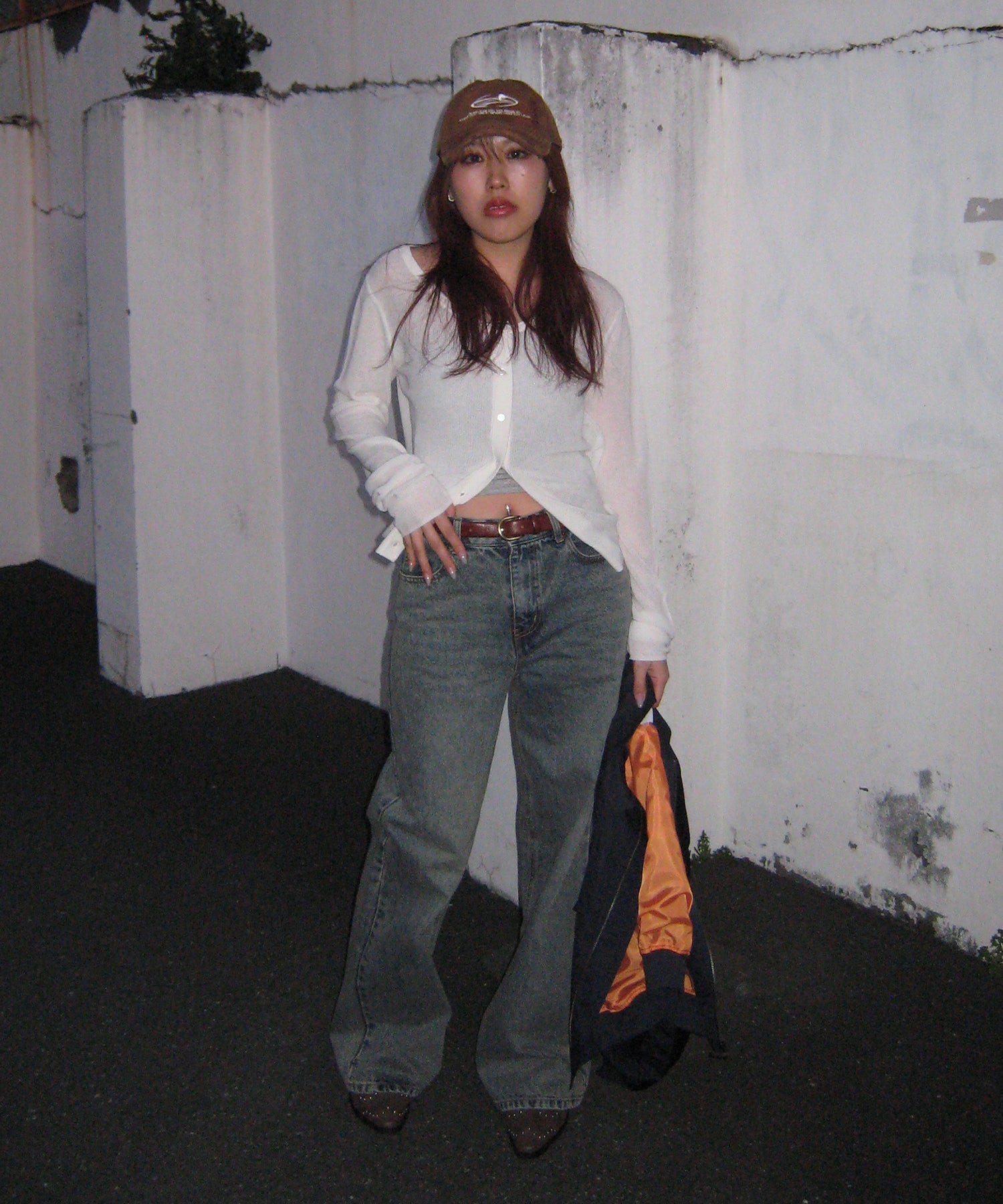 STAFF:158cm/COLOR:BLACK