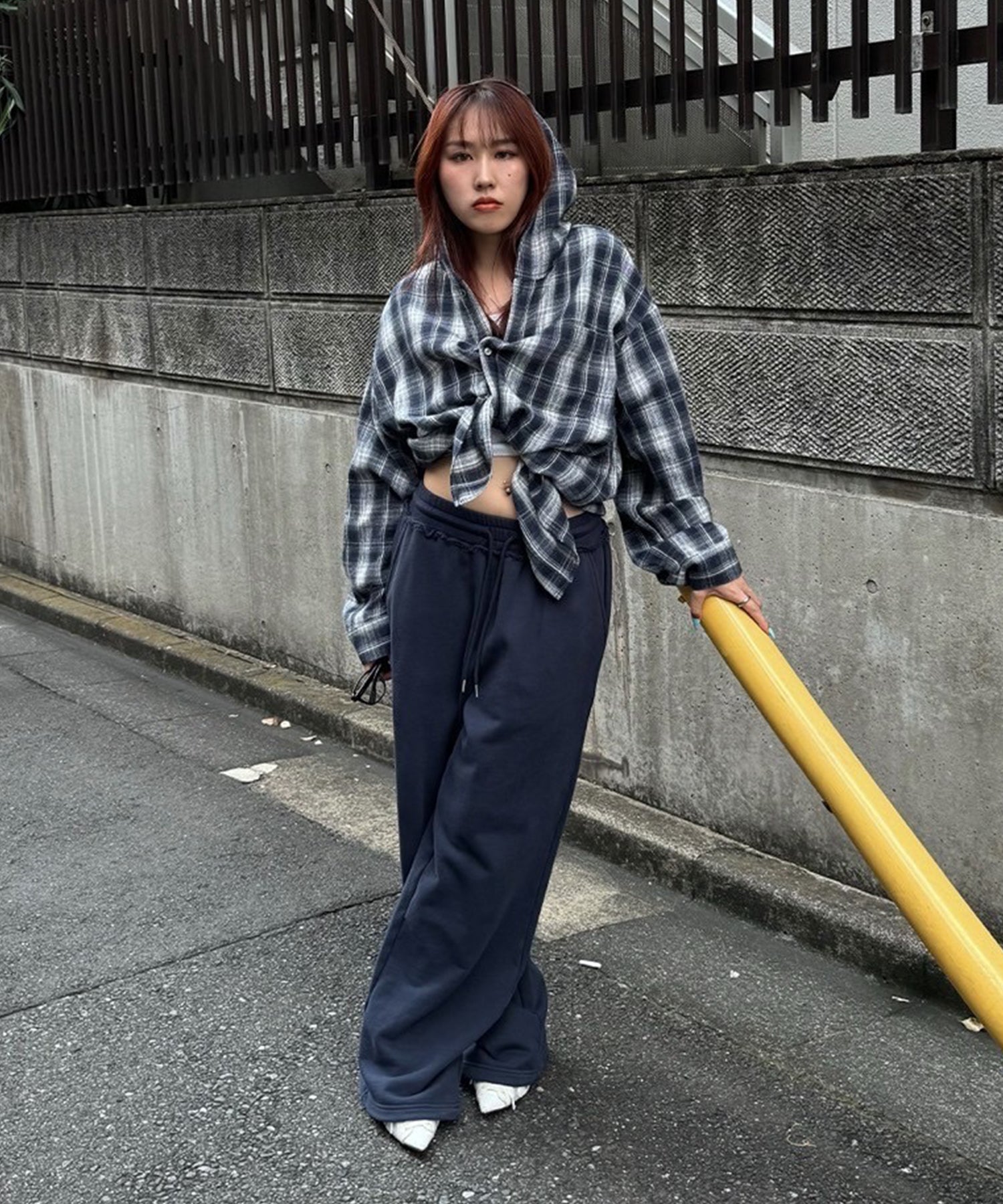 STAFF:158cm/COLOR:NAVY/SIZE:F