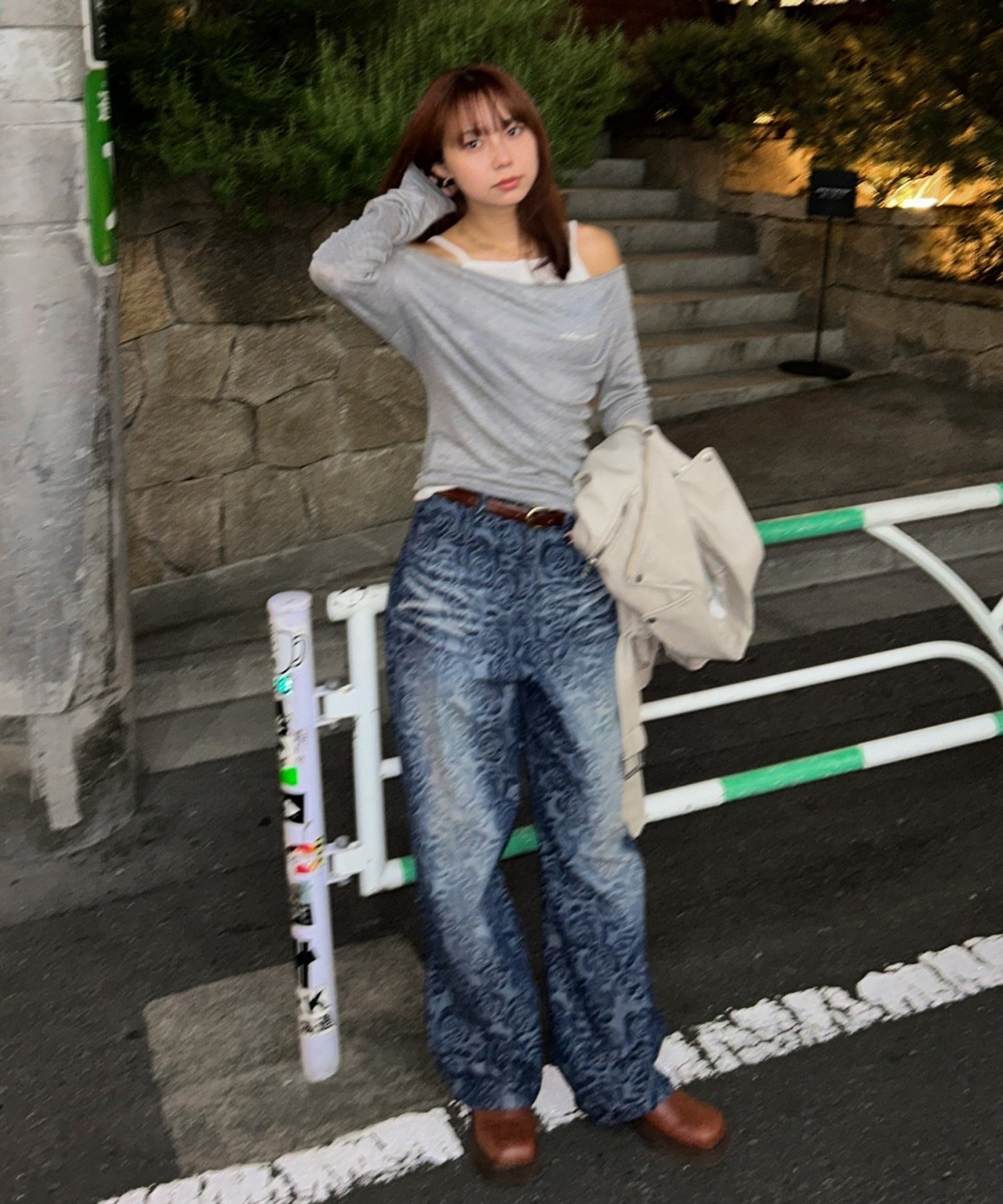 STAFF:159cm/COLOR:GRAY/SIZE:F