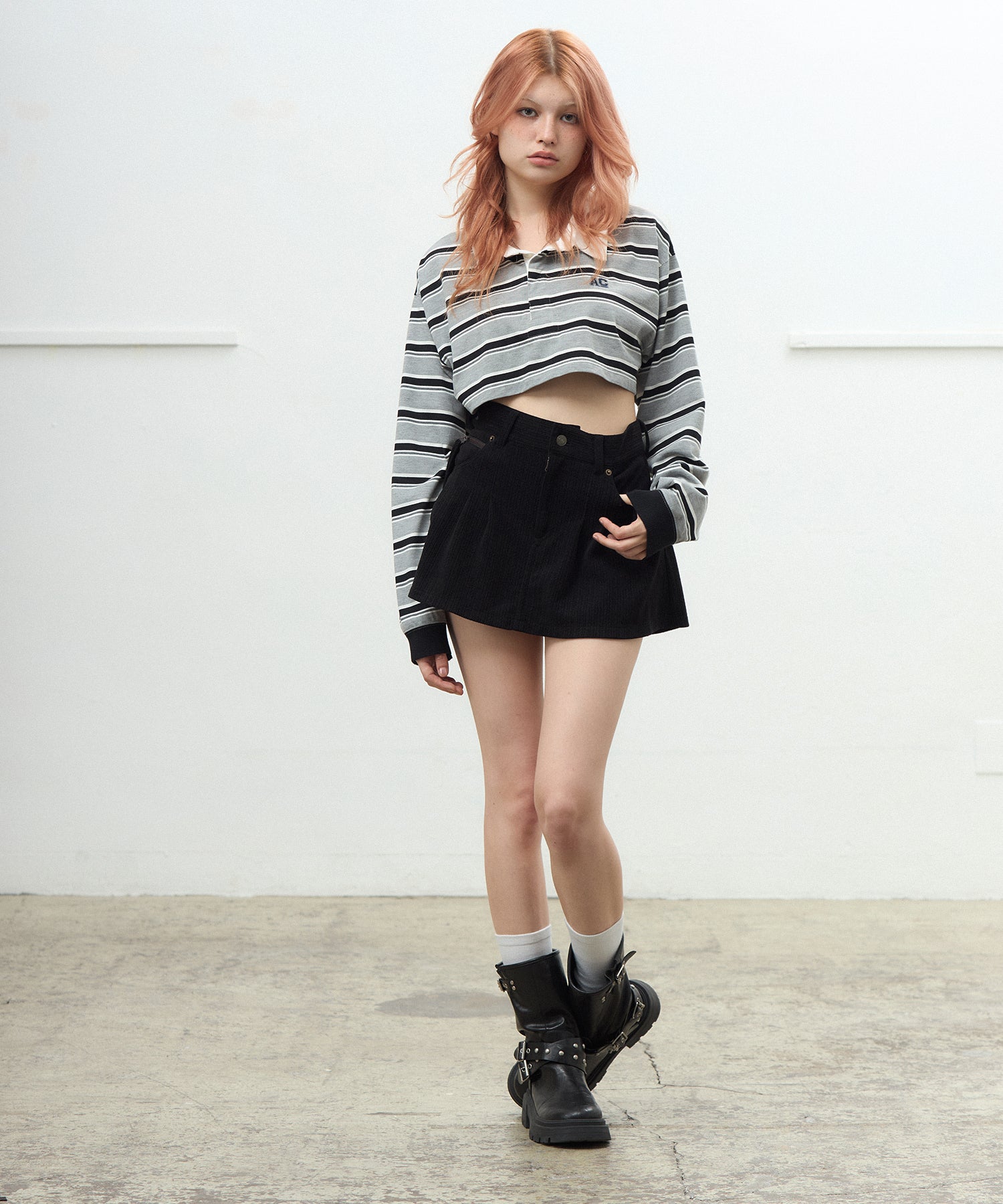 MODEL:170cm/COLOR:BLACK/SIZE:M