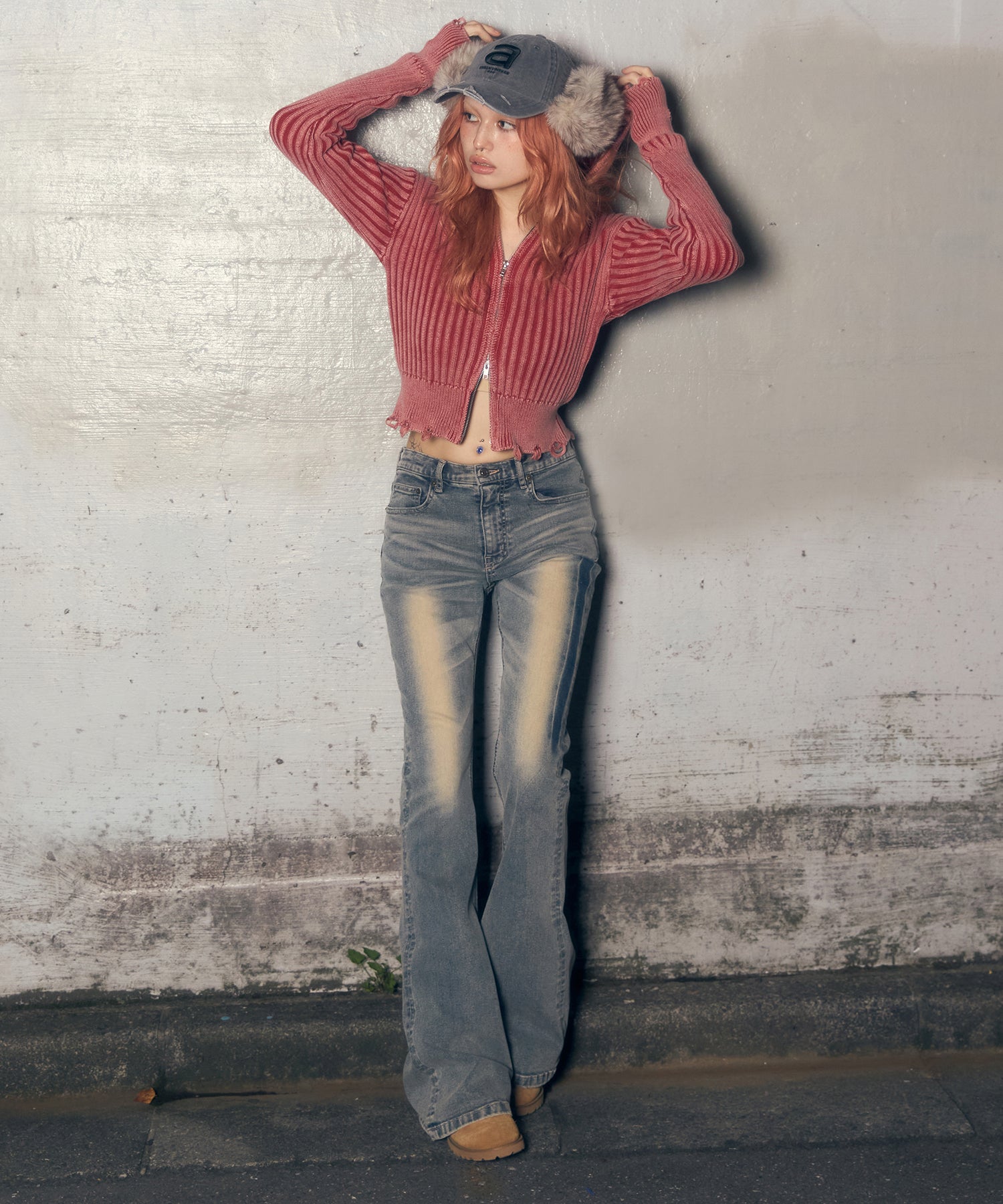 MODEL:170cm/COLOR:RED/SIZE:F