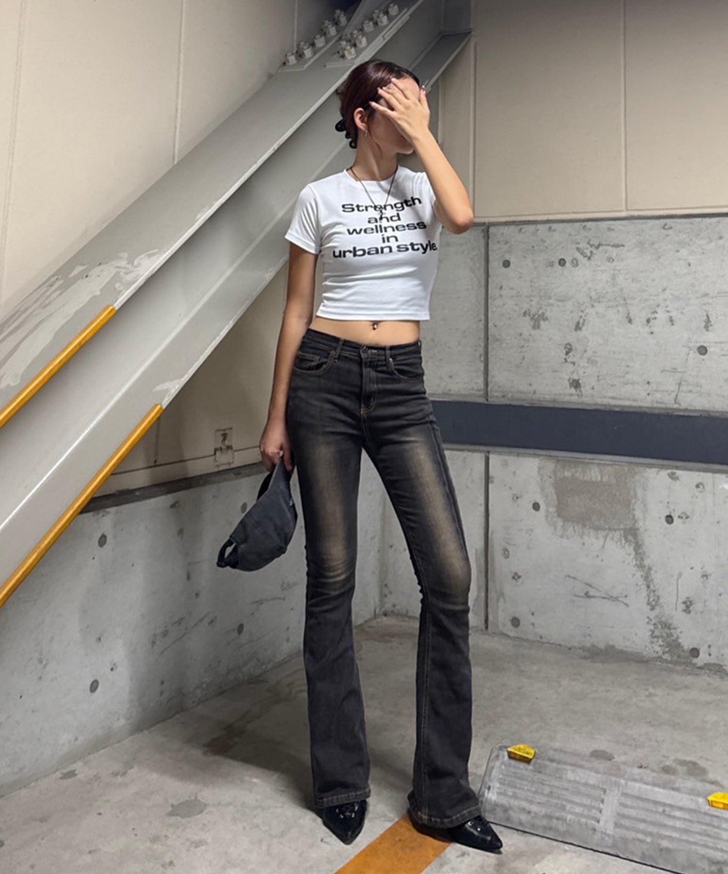 STAFF:170cm/COLOR:BLACK/SIZE:26