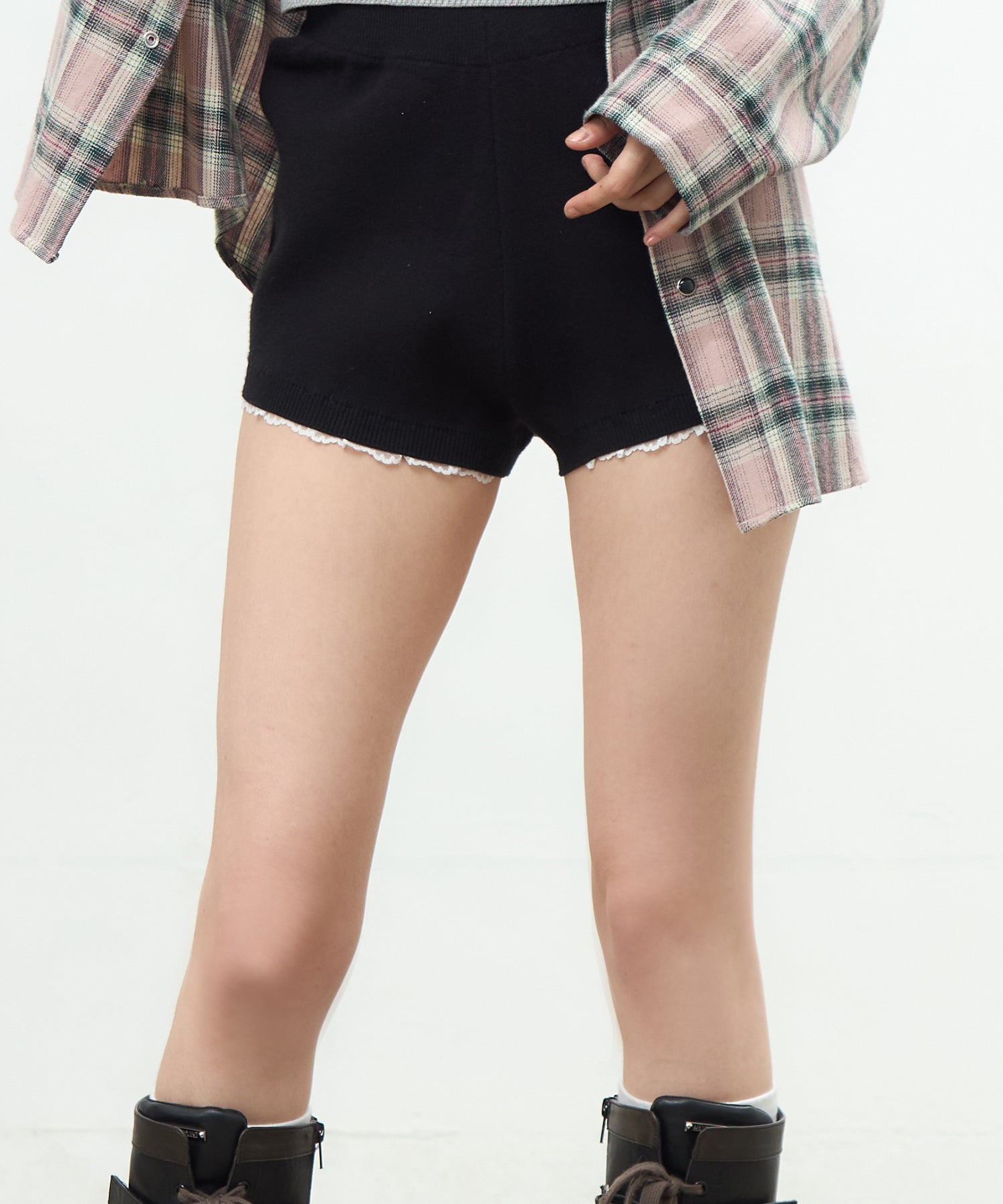 MODEL:170cm/COLOR:BLACK/SIZE:F
