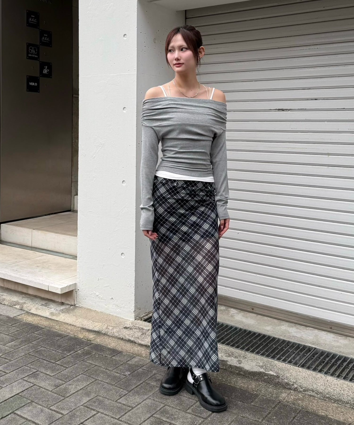 STAFF:167cm/COLOR:BLACK/SIZE:L