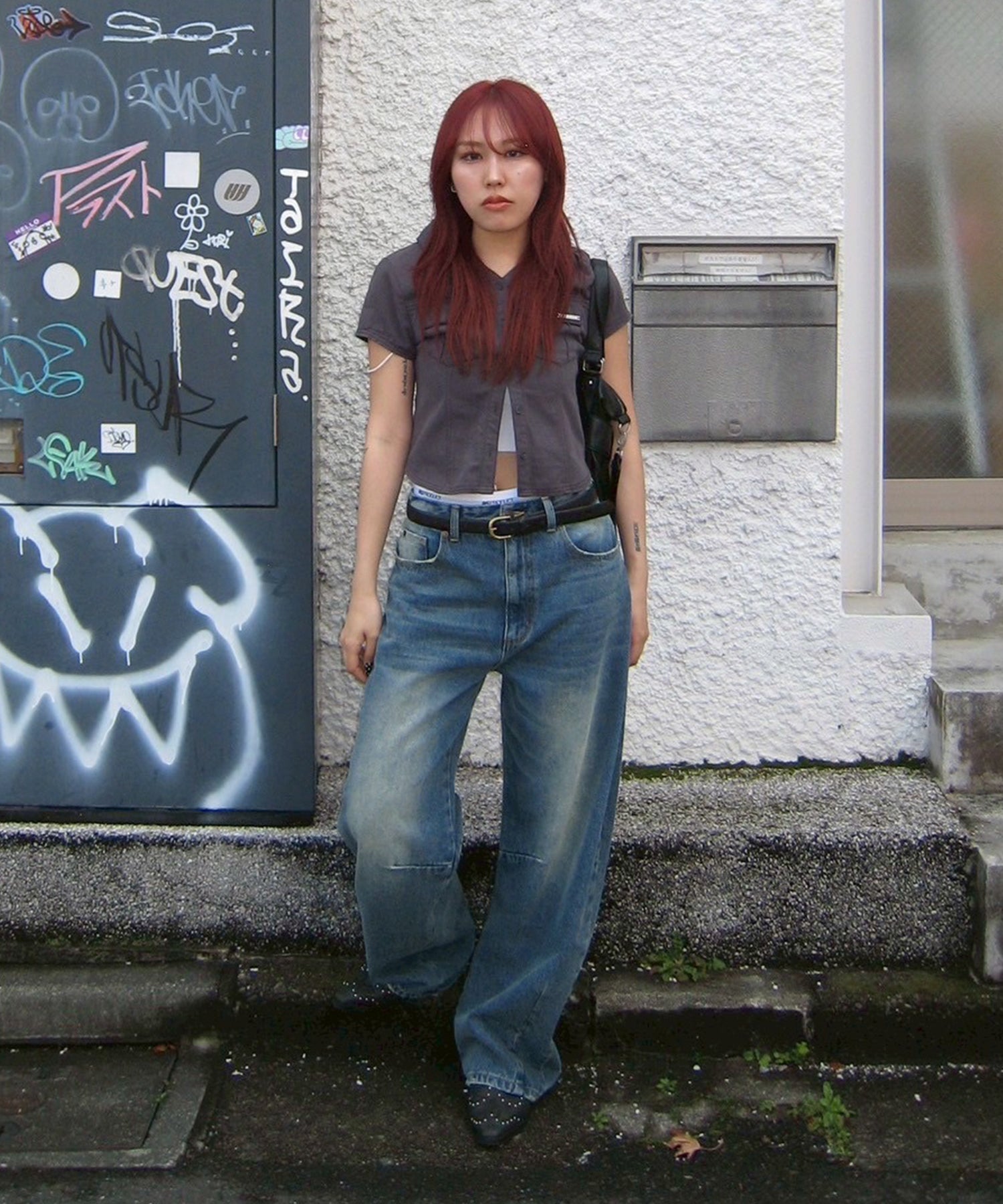 STAFF:158cm/COLOR:DARK BLUE/SIZE:S