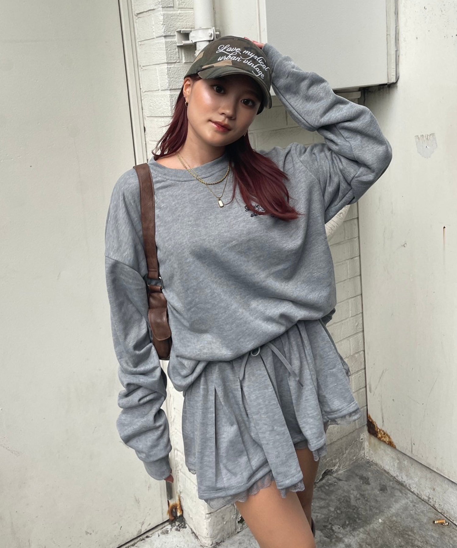 STAFF:153cm/COLOR:GRAY/SIZE:F