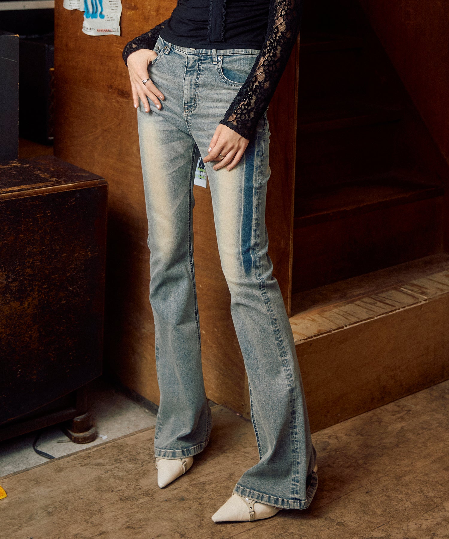 MODEL:170cm/COLOR:LIGHT BLUE/SIZE:26