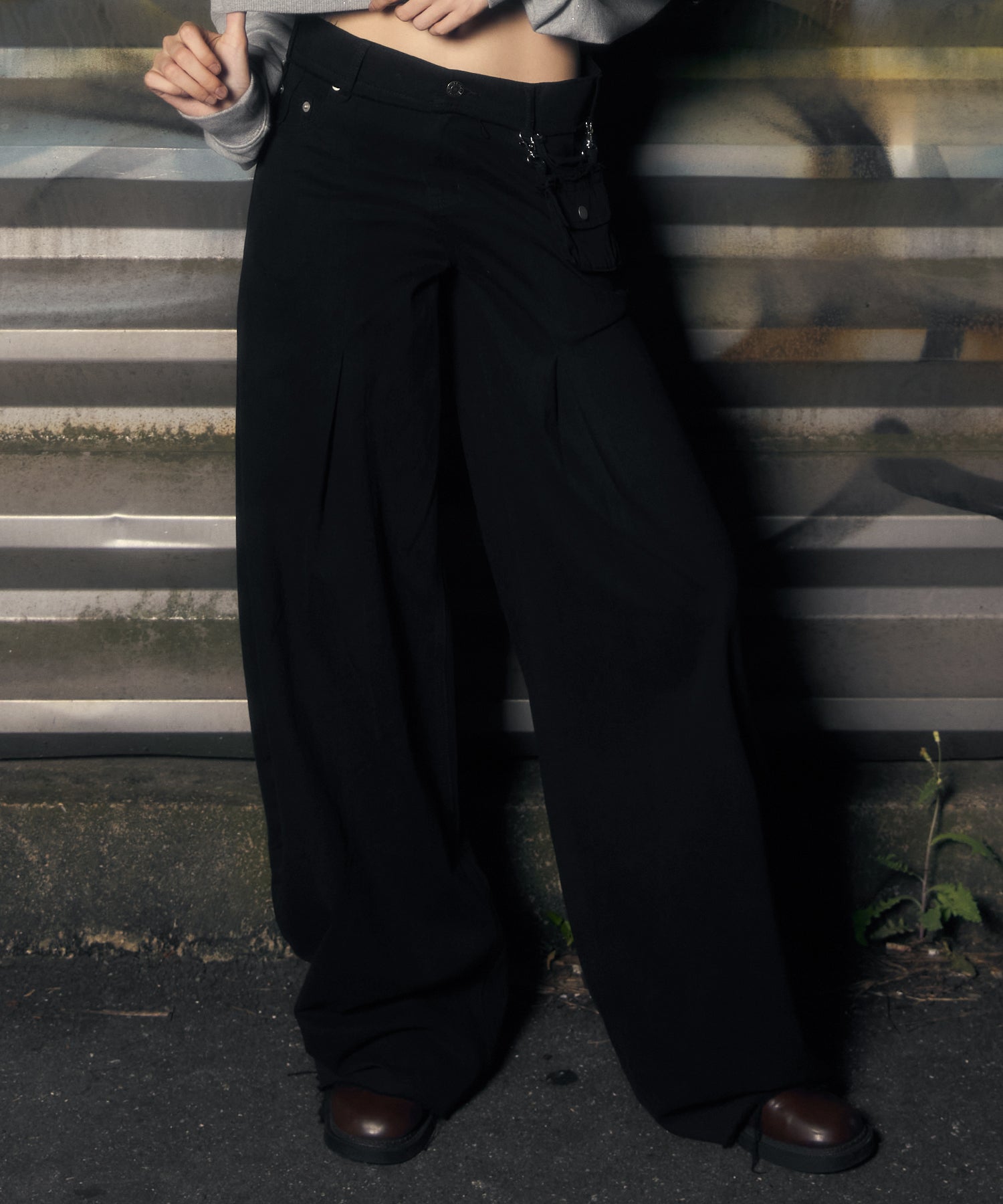 MODEL:170cm/COLOR:BLACK/SIZE:M