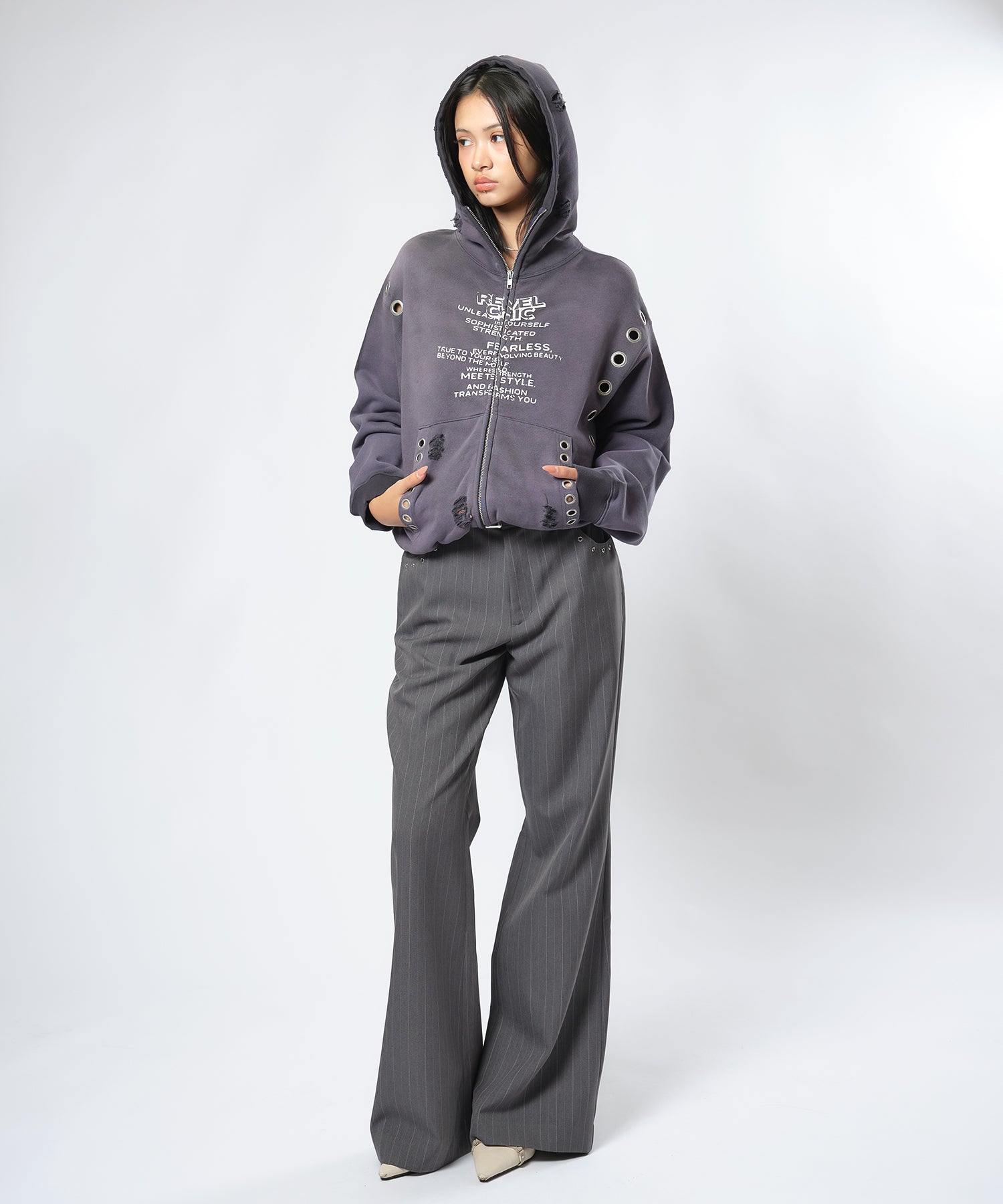 MODEL:170cm/COLOR:NAVY/SIZE:F