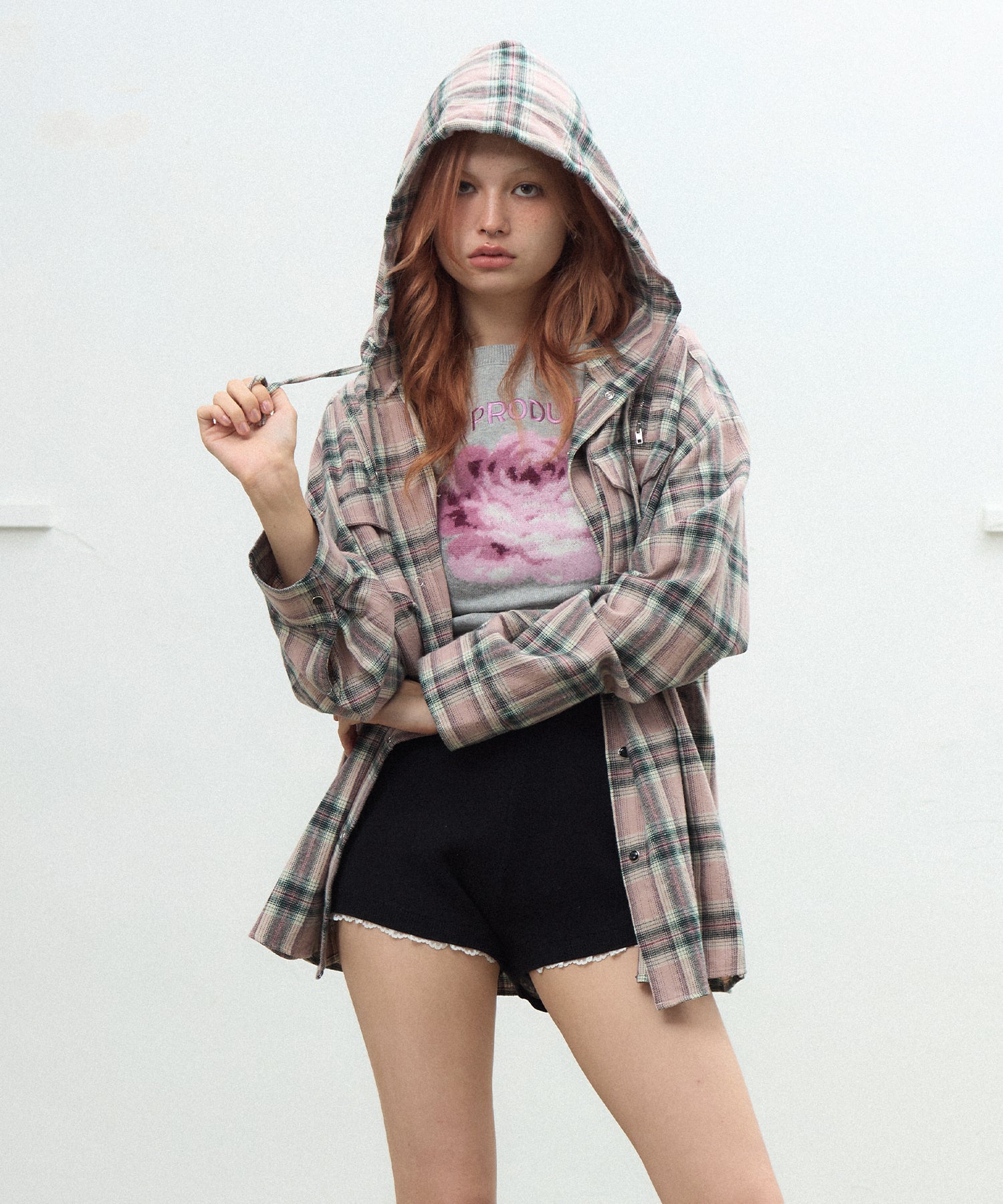 MODEL:170cm/COLOR:PINK/SIZE:F