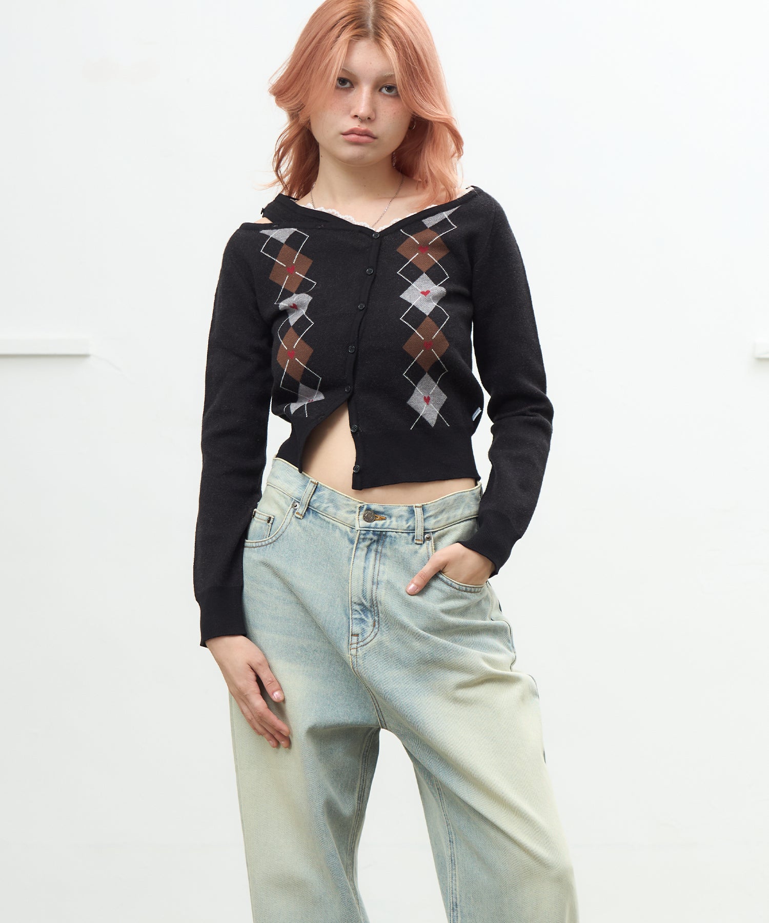 MODEL:170cm/COLOR:BLACK/SIZE:F