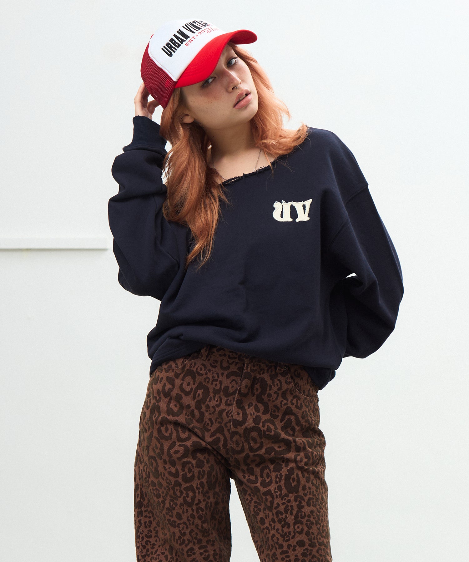 MODEL:170cm/COLOR:NAVY/SIZE:F