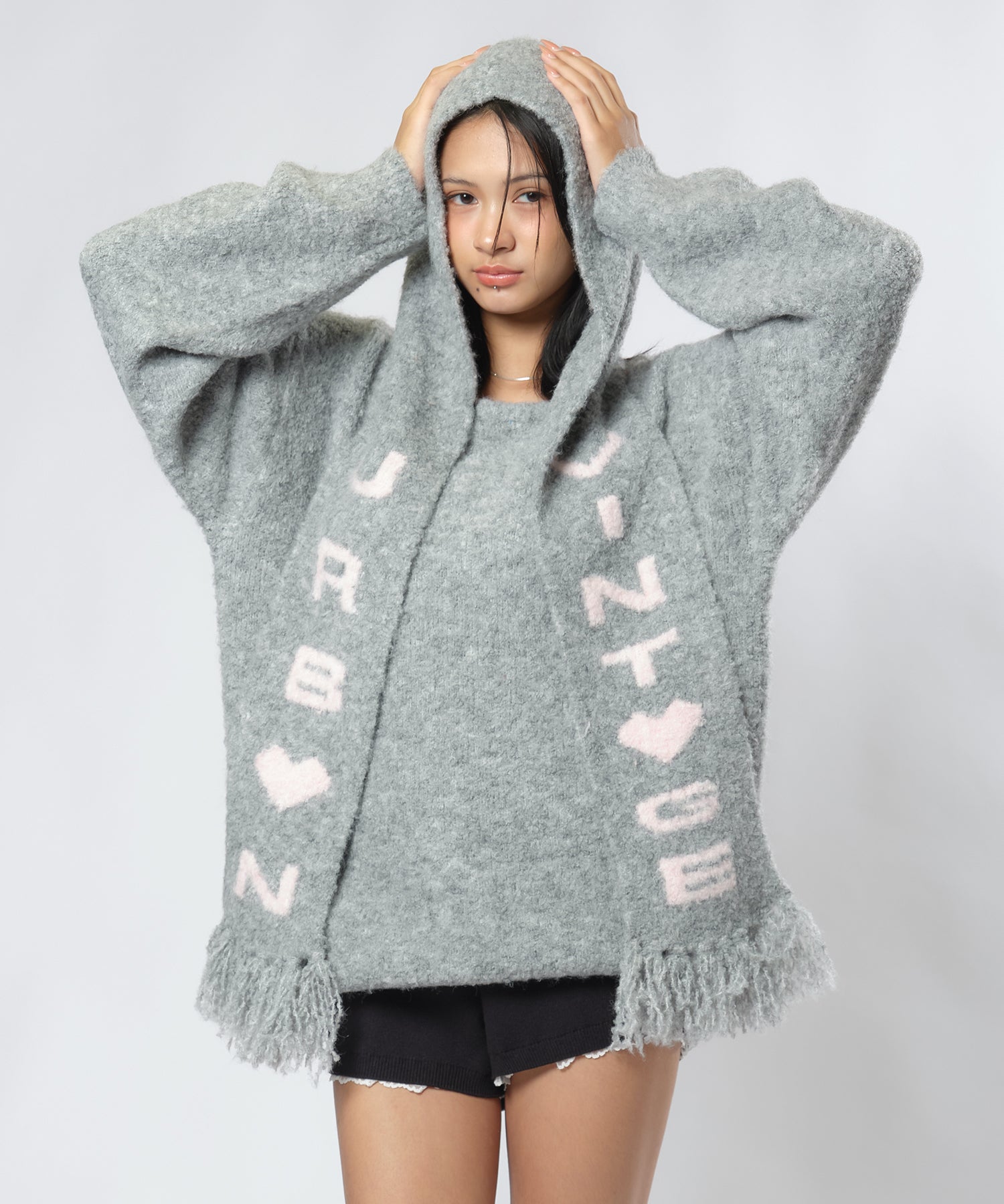 MODEL:170cm/COLOR:GRAY/SIZE:F