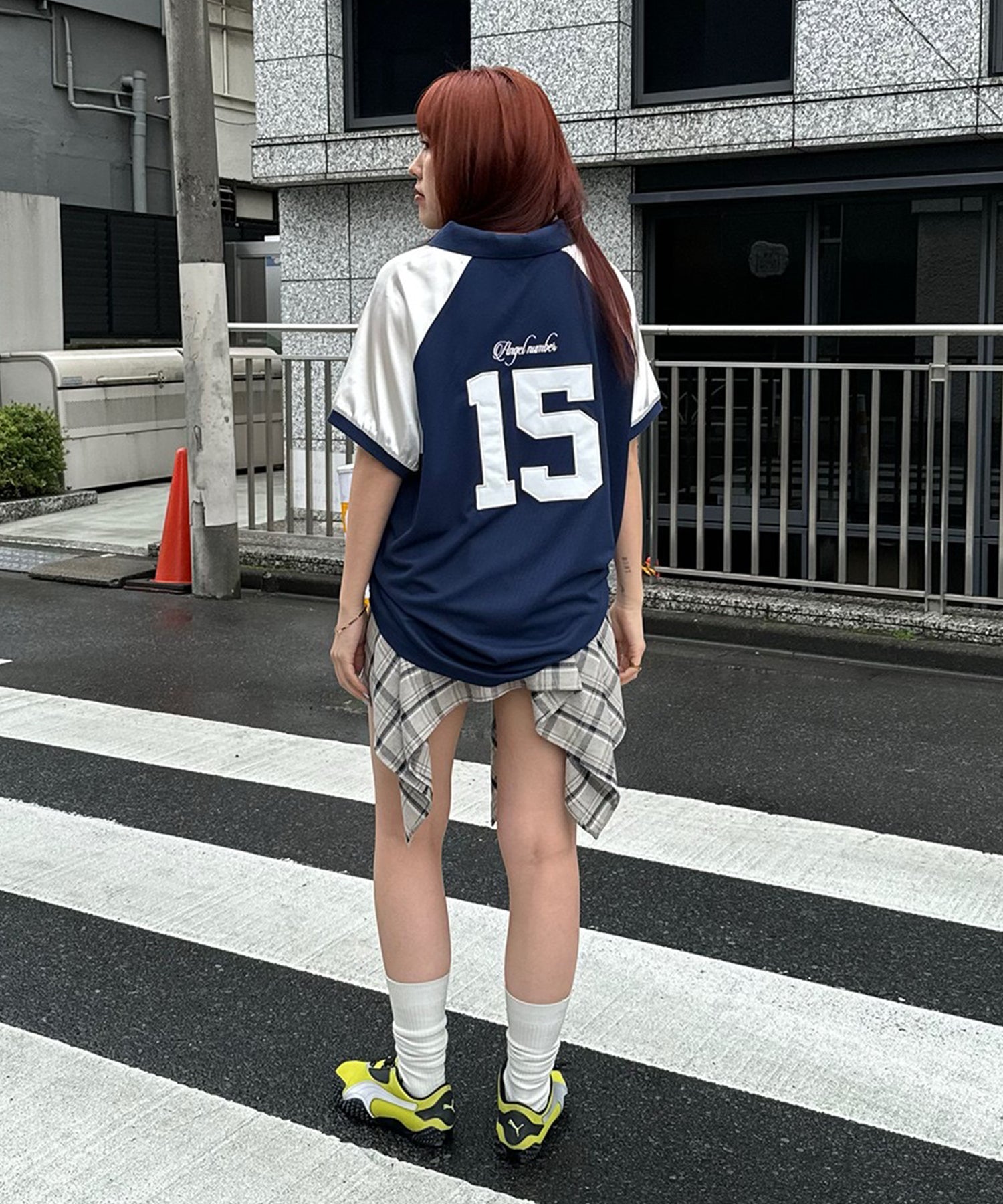 STAFF:158cm/COLOR:NAVY/SIZE:F