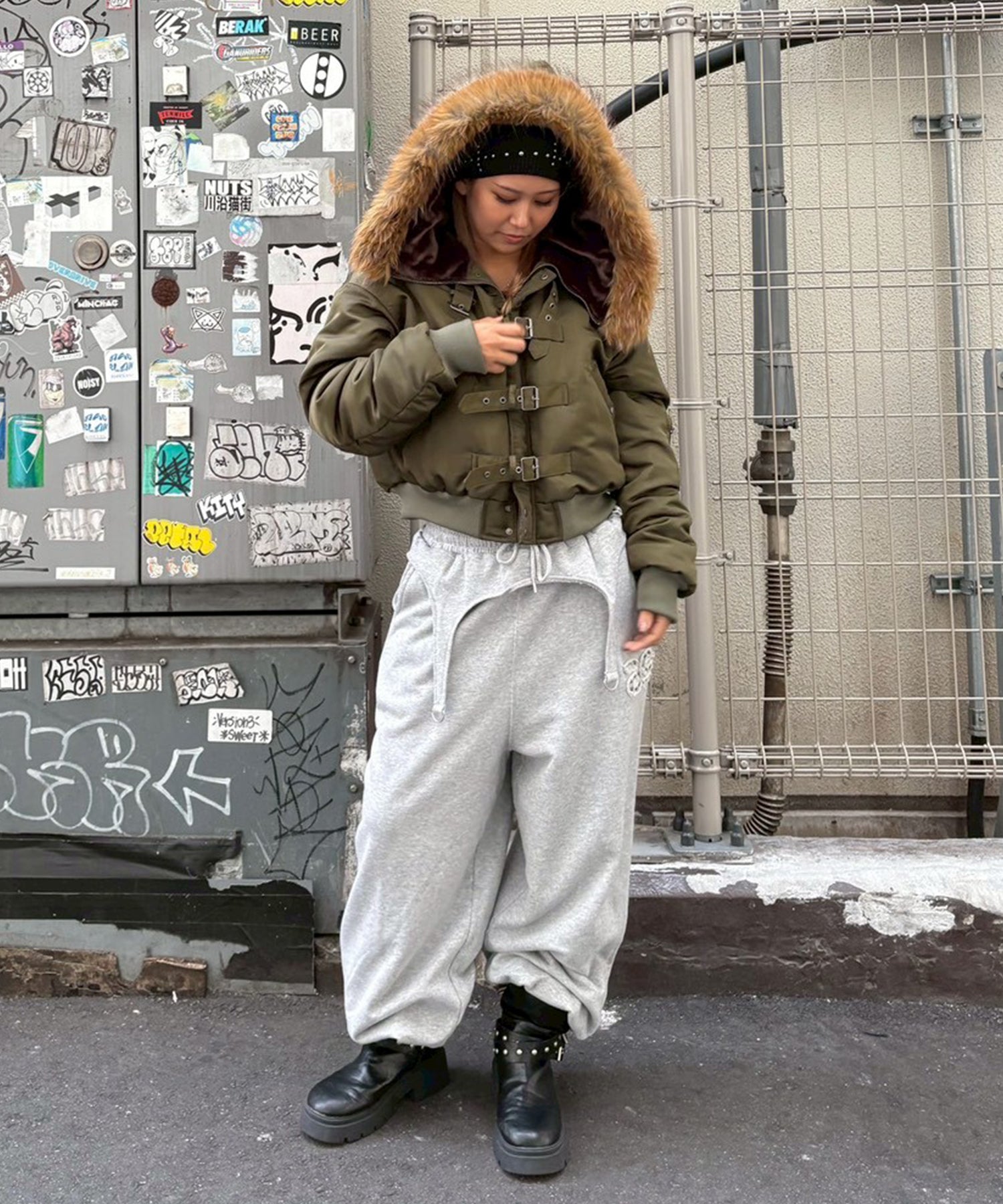 STAFF:157cm/COLOR:KHAKI/SIZE:F