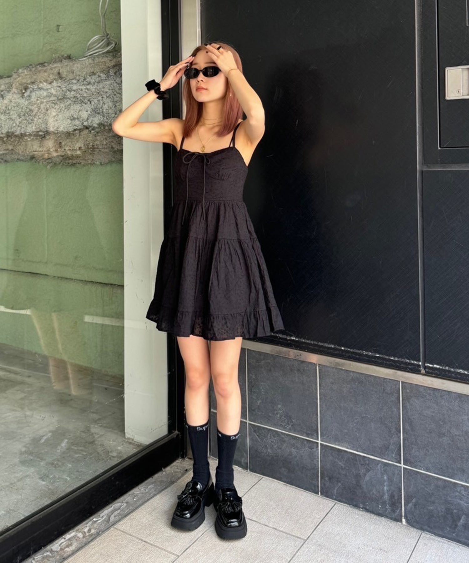 STAFF:155cm/COLOR:BLACK/SIZE:S