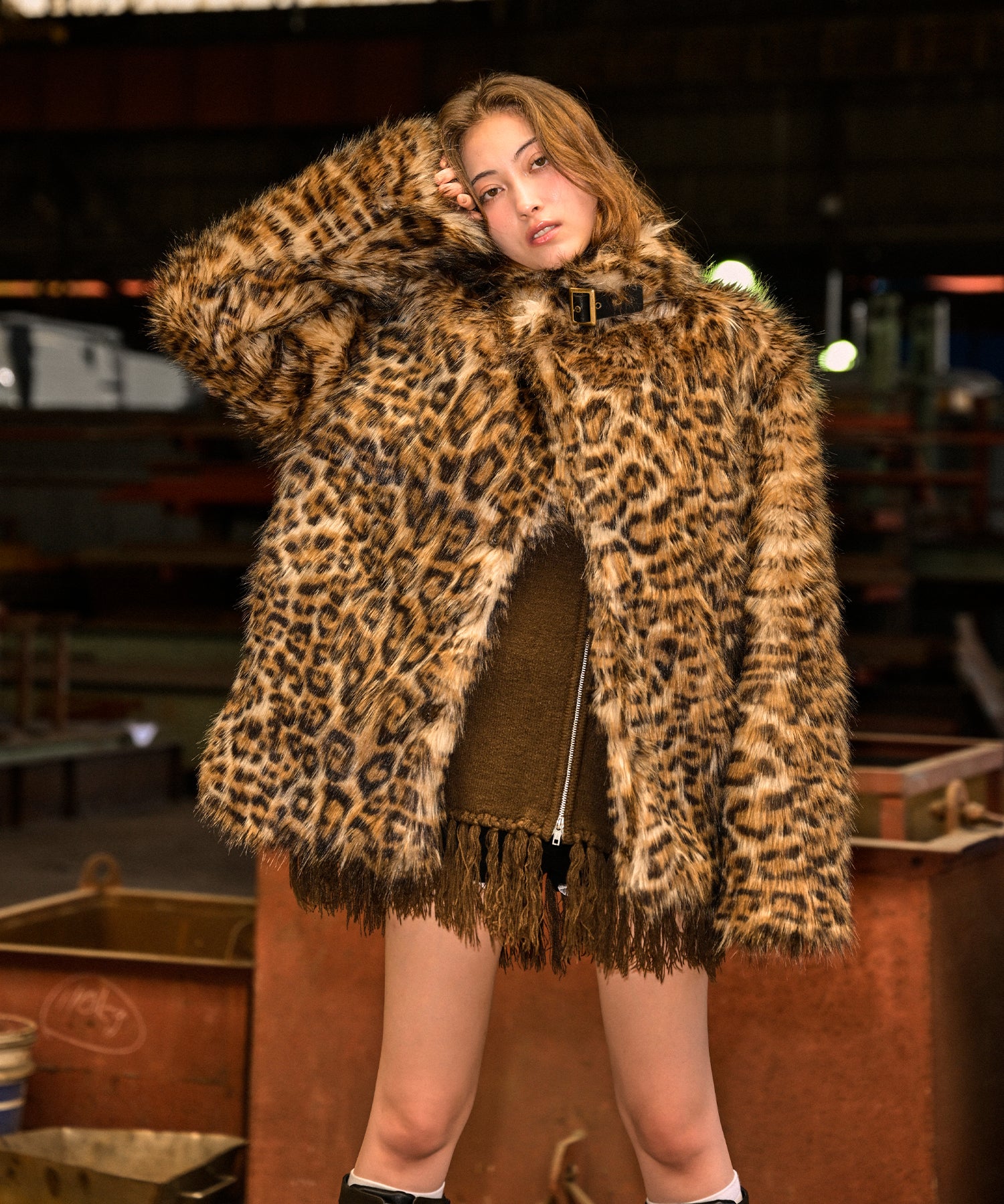 MODEL:163cm/COLOR:MIX/SIZE:M