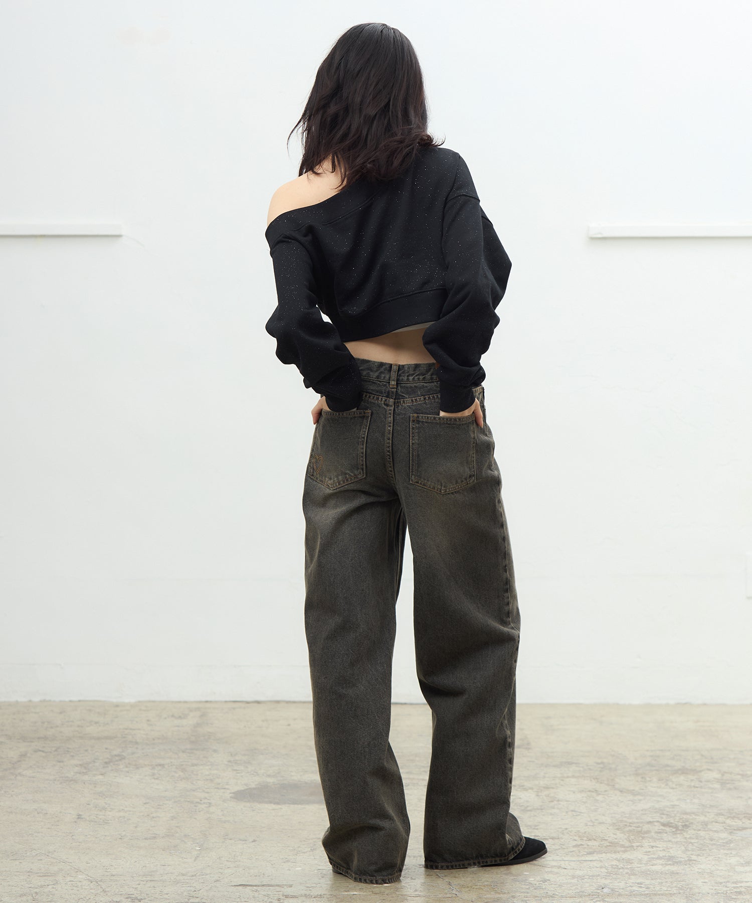 MODEL:163cm/COLOR:BLACK/SIZE:F
