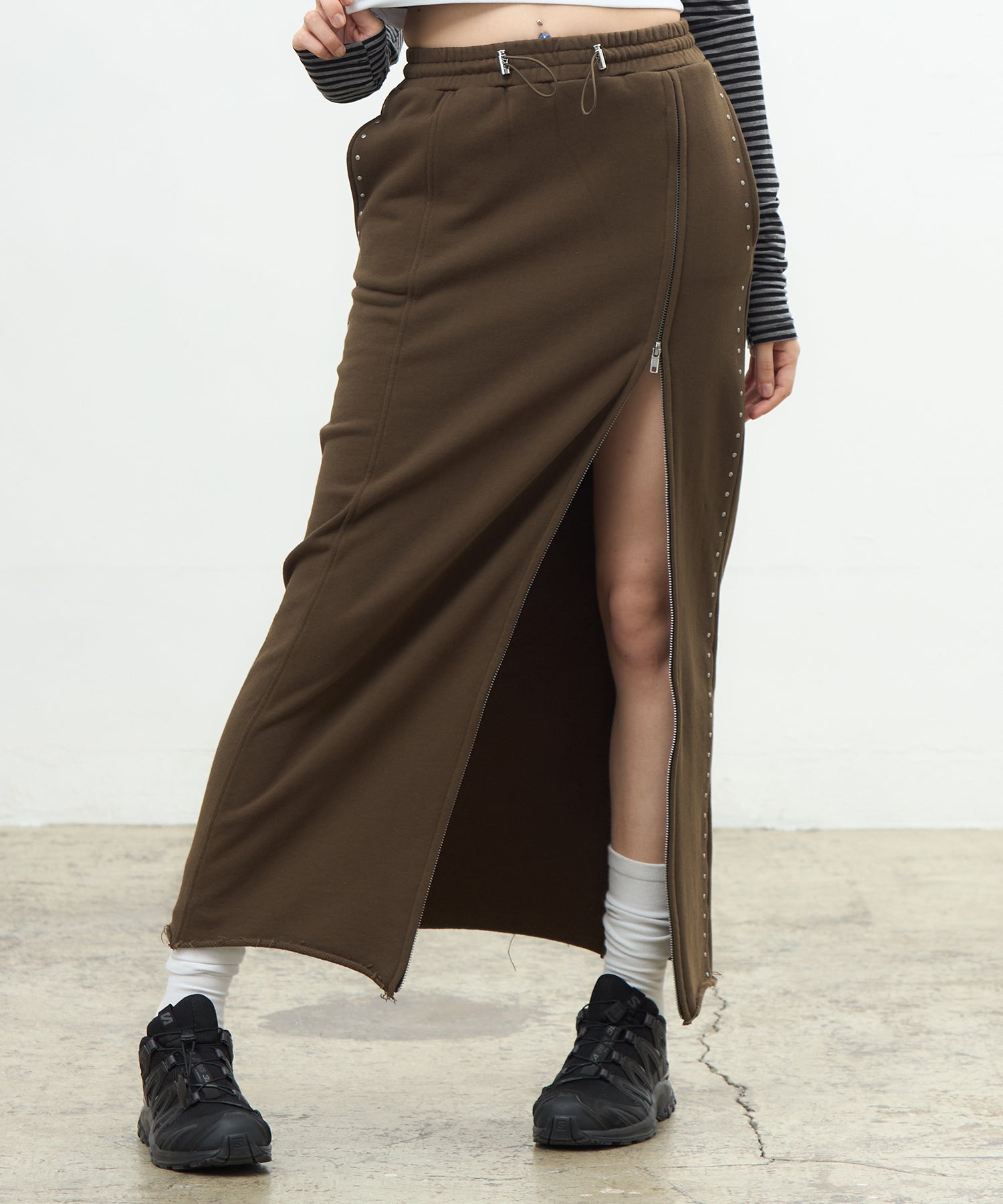 MODEL:170cm/COLOR:KHAKI/SIZE:M
