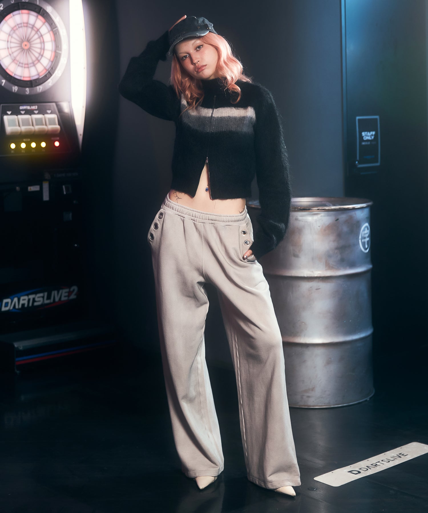 アイレットディティールスウェットパンツ｜ACLENT（アクレント）