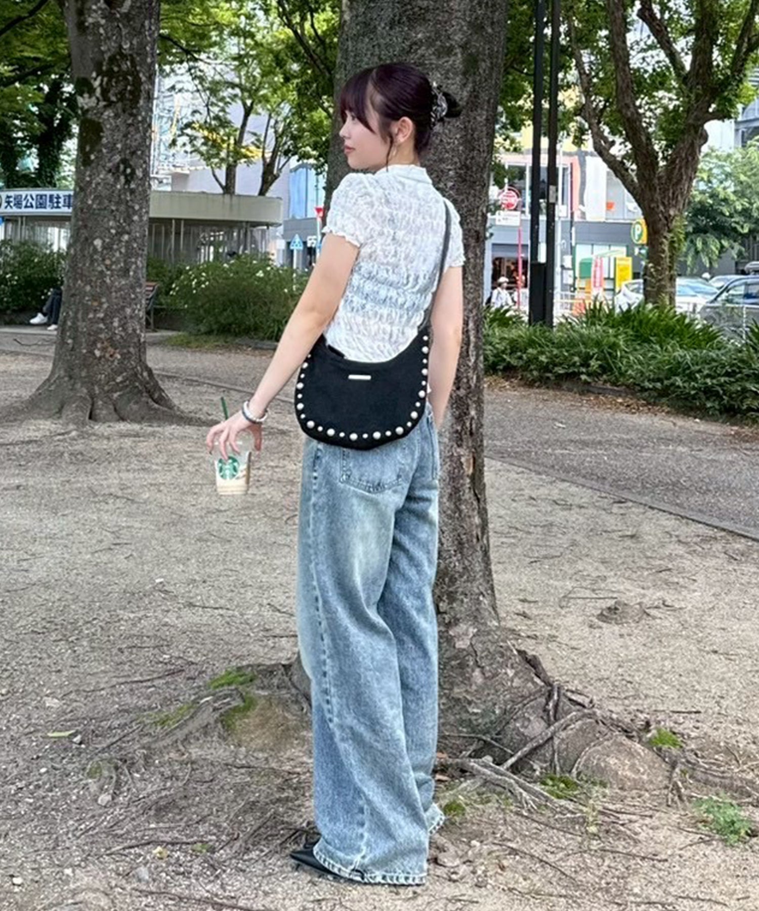 STAFF:155cm/COLOR:BLUE