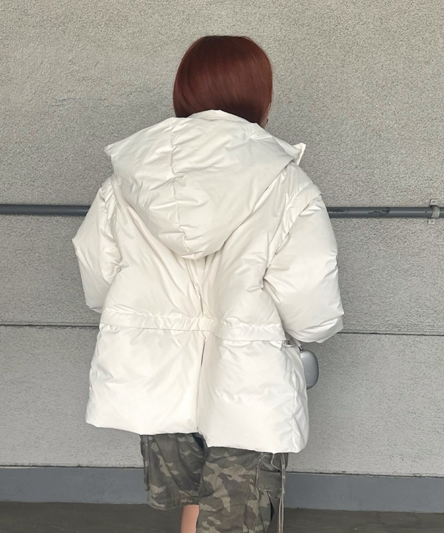 STAFF:158cm/COLOR:WHITE/SIZE:F