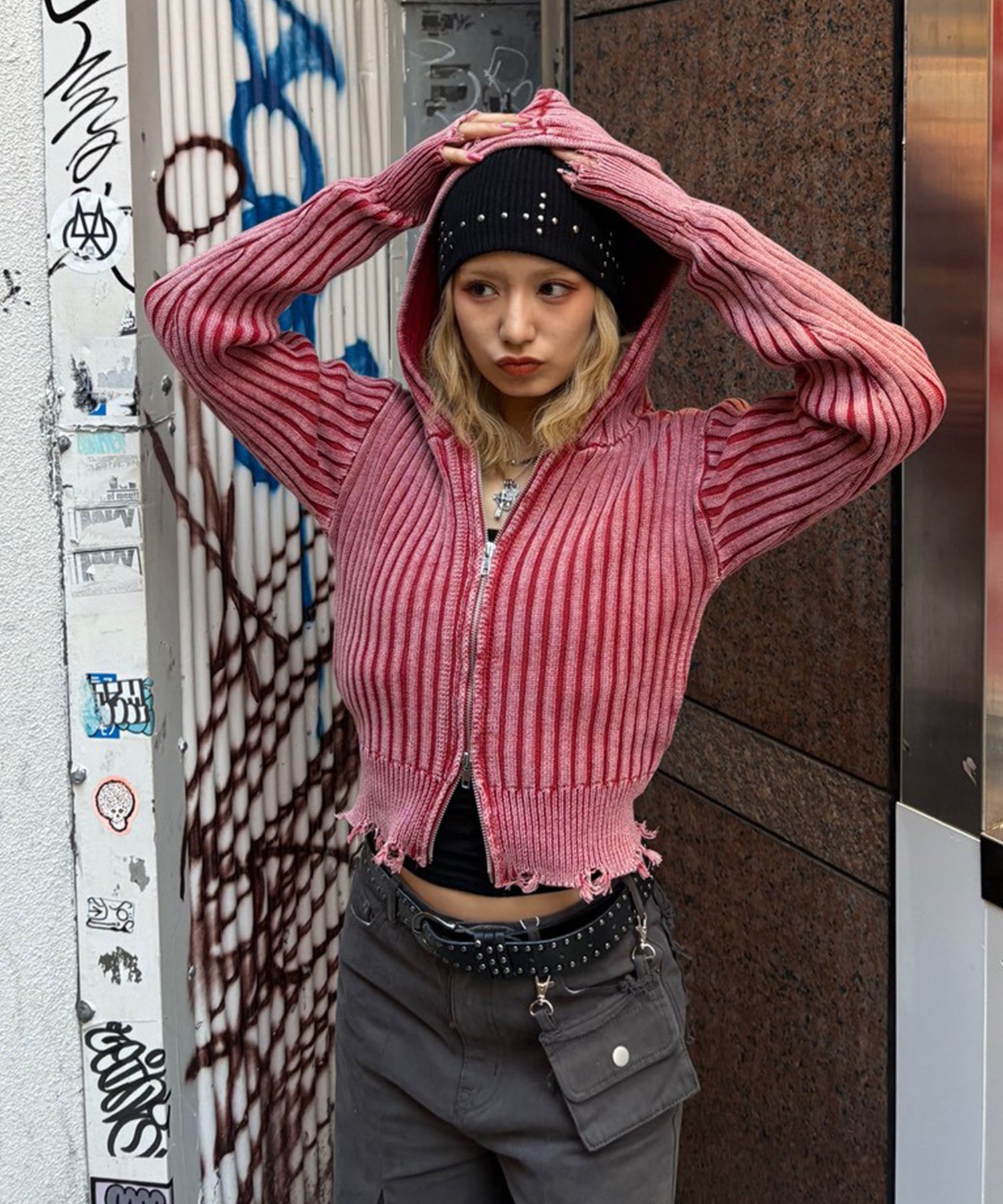 クロススタッズビーニー｜ACLENT（アクレント）